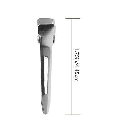 APOEM 20-Piece Duck Steel Hair Section Clips & 6 Medium Hair Rollers - Professional Styling Accessories for Home Salon, Parlor & DIY Hairstyling - Perfect for Curling, Straightening & Hairdressing