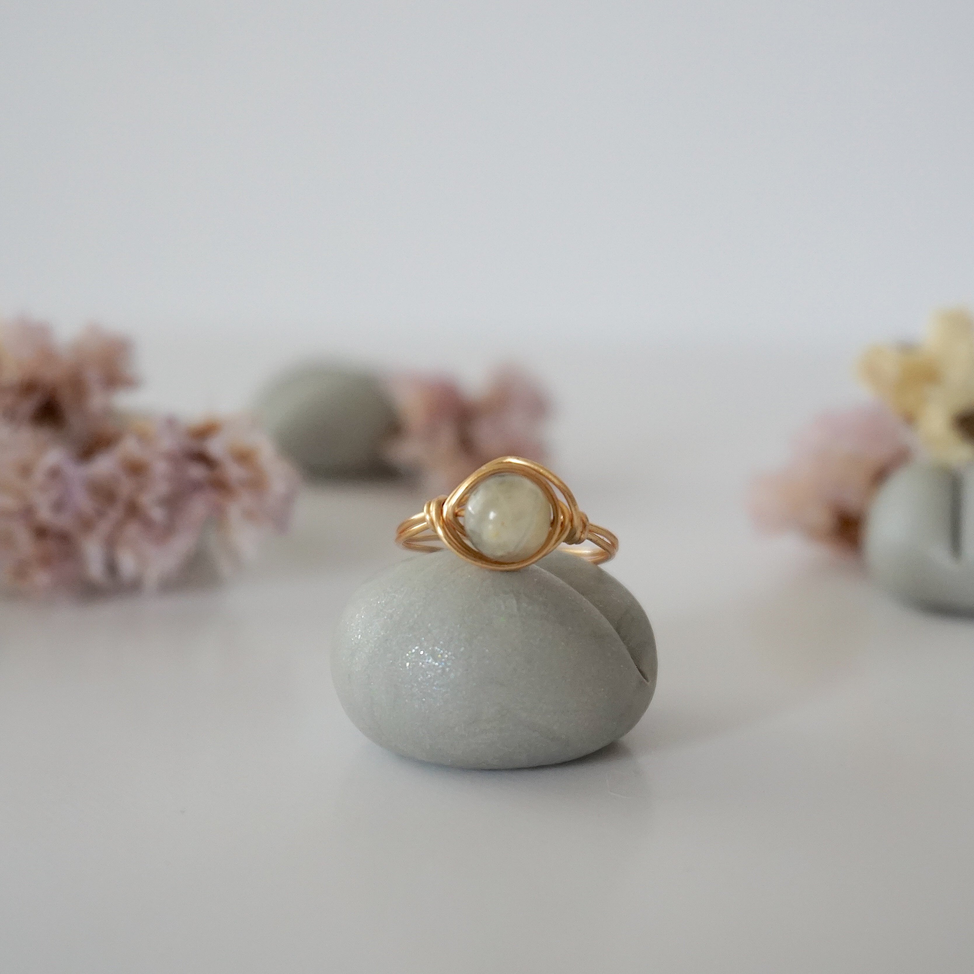 Peruvian Opal Birthstone Ring - Dainty & Elegant Jewelry for Women - Perfect for Gifts, Anniversaries, and Everyday Wear
