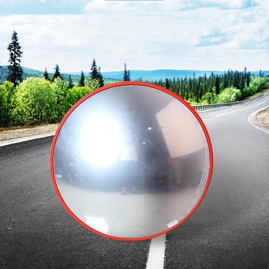 45cm Convex Security Mirror - Indoor & Outdoor Anti-Theft Traffic Monitor for Driveway, Warehouse & Retail Store Safety