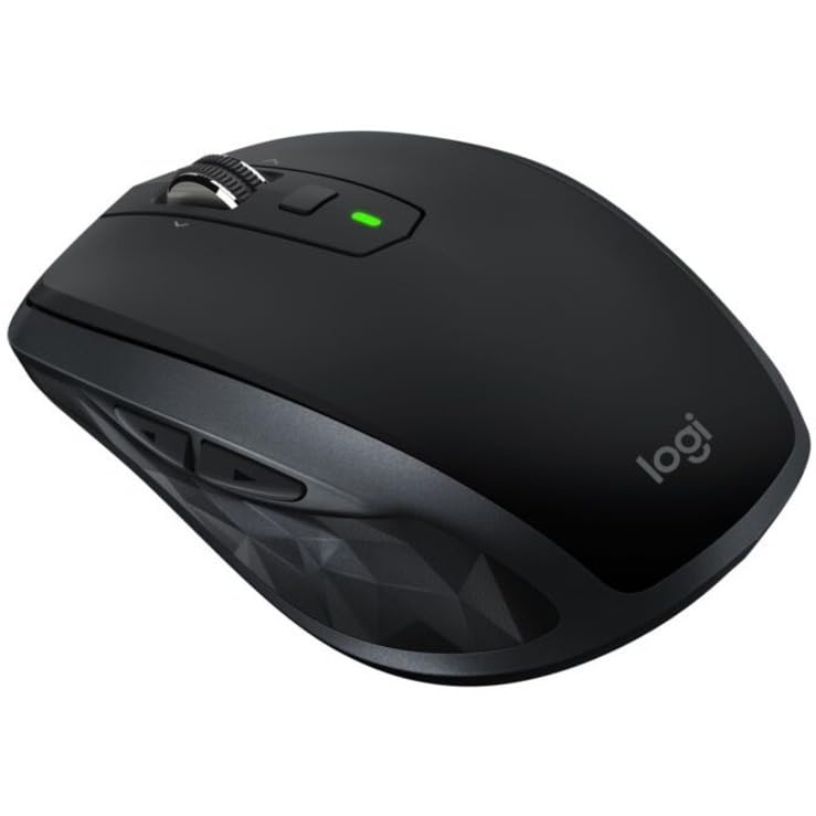 Logitech MX Anywhere 2S Wireless Laser Mouse - Portable Bluetooth Mouse for Laptop, PC & Mac - Black - Perfect for Travel, Office & Home Use