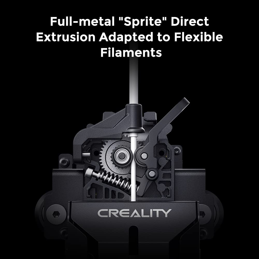 Official Creality Ender 5 S1 3D Printer - High Speed 250mm/s, 300°C Nozzle, Direct Extruder, CR Touch Auto Leveling, Dual Z-Axis, Stable Cube Frame (8.66x8.66x11.02in) - Perfect for Home, Office & Professional 3D Printing Projects