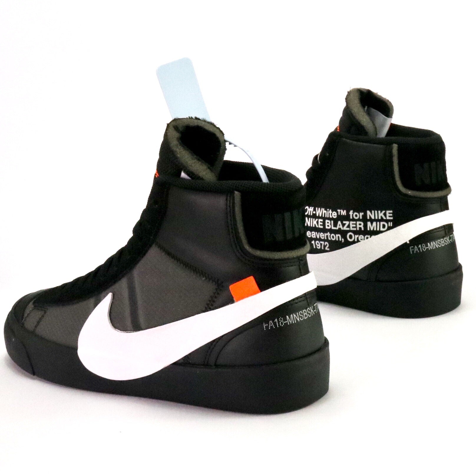 Nike x Off-White Blazer Mid Sneakers - Black & White High-Top Basketball Shoes for Men | Streetwear Fashion & Casual Wear