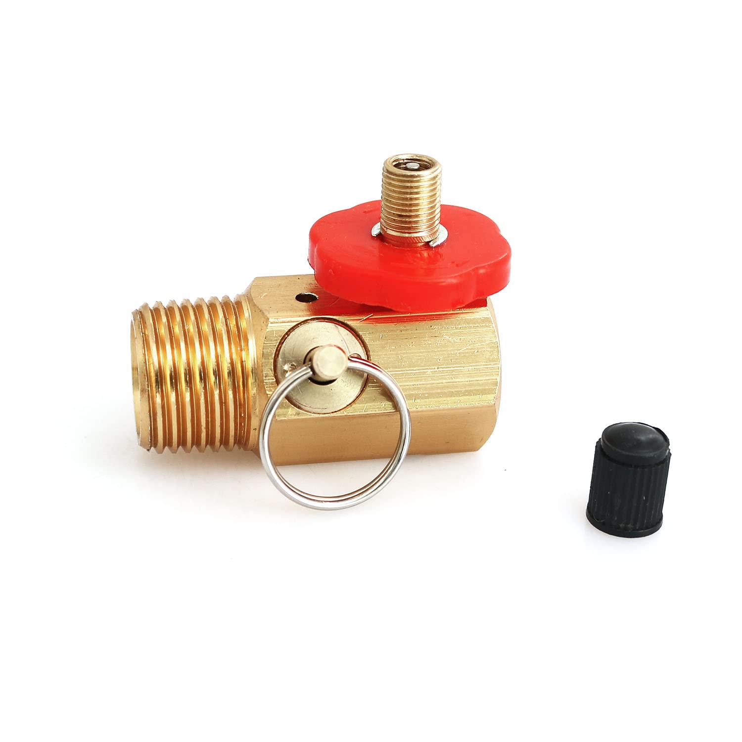 Heyous Air Compressor Tank Manifold with Safety Valve, Fill Port & Relief Bypass - Portable Carry Tank for Air Tools, Inflating Tires, Spray Painting & DIY Projects