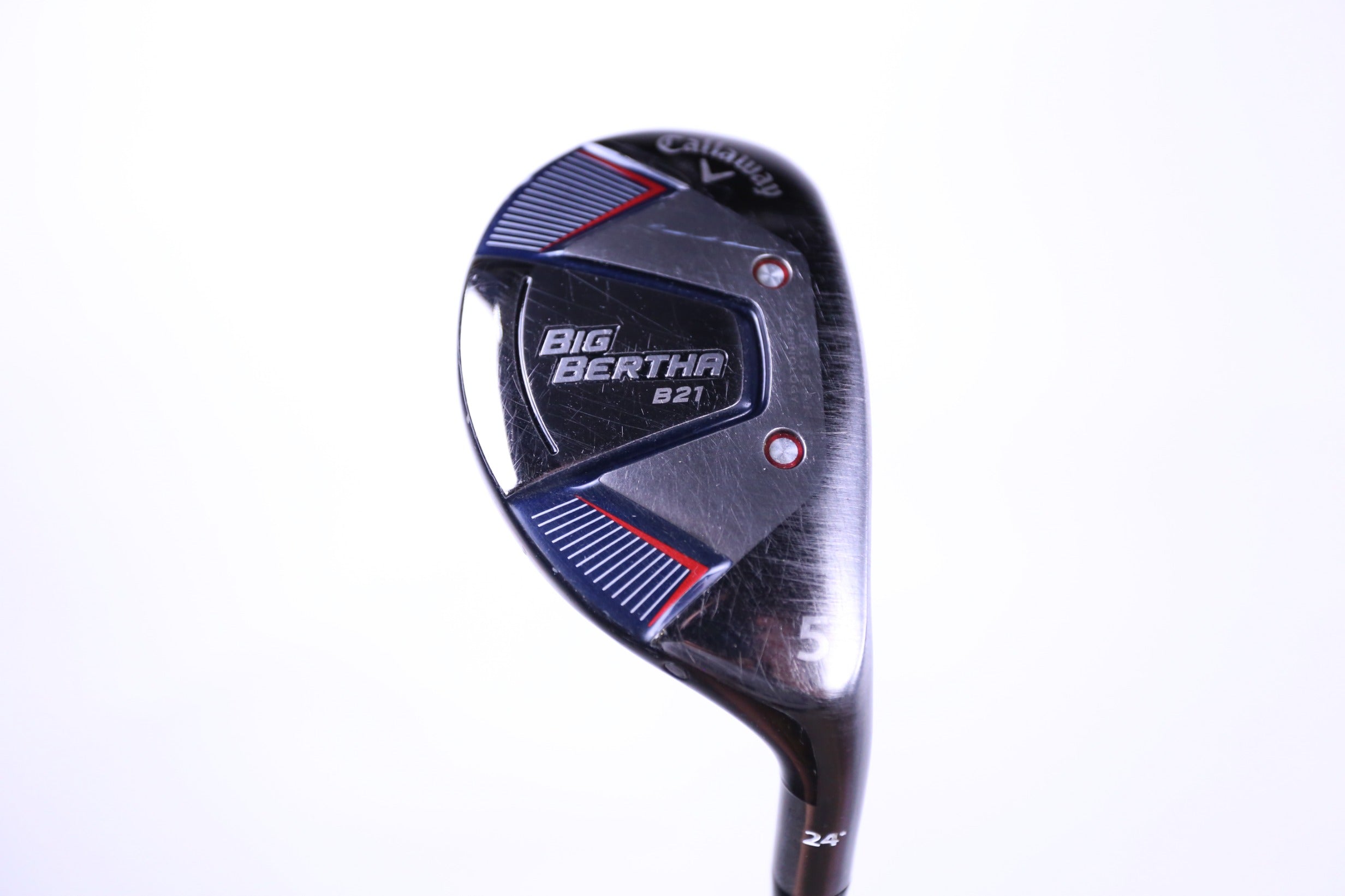 Used Callaway Big Bertha B21 5H Hybrid Golf Club - Right Handed 24° Regular Flex for Men - Perfect for Fairway Shots & Rough Recovery