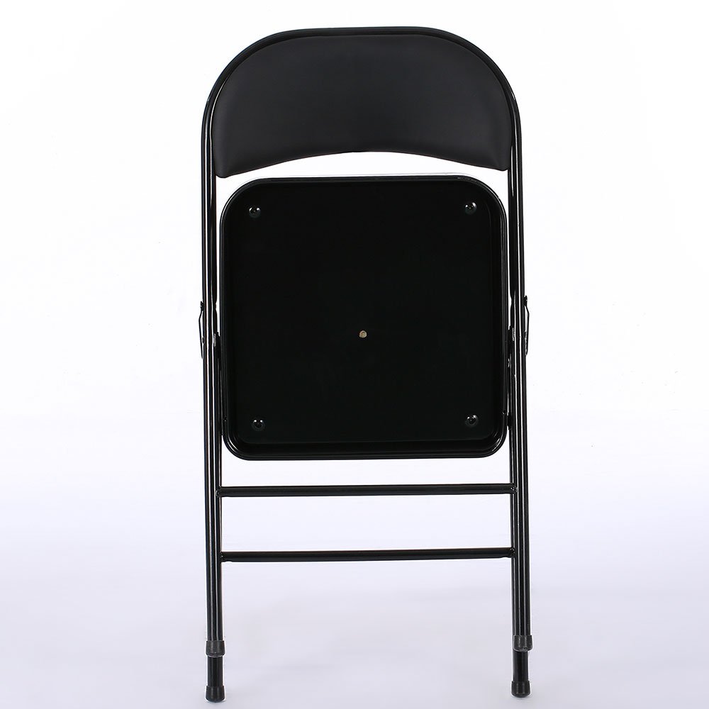 6 Pack Folding Chairs with Padded Seats - Portable & Foldable Dining Chairs for Home, Office, Student Study - Perfect for Parties, Camping & Extra Seating