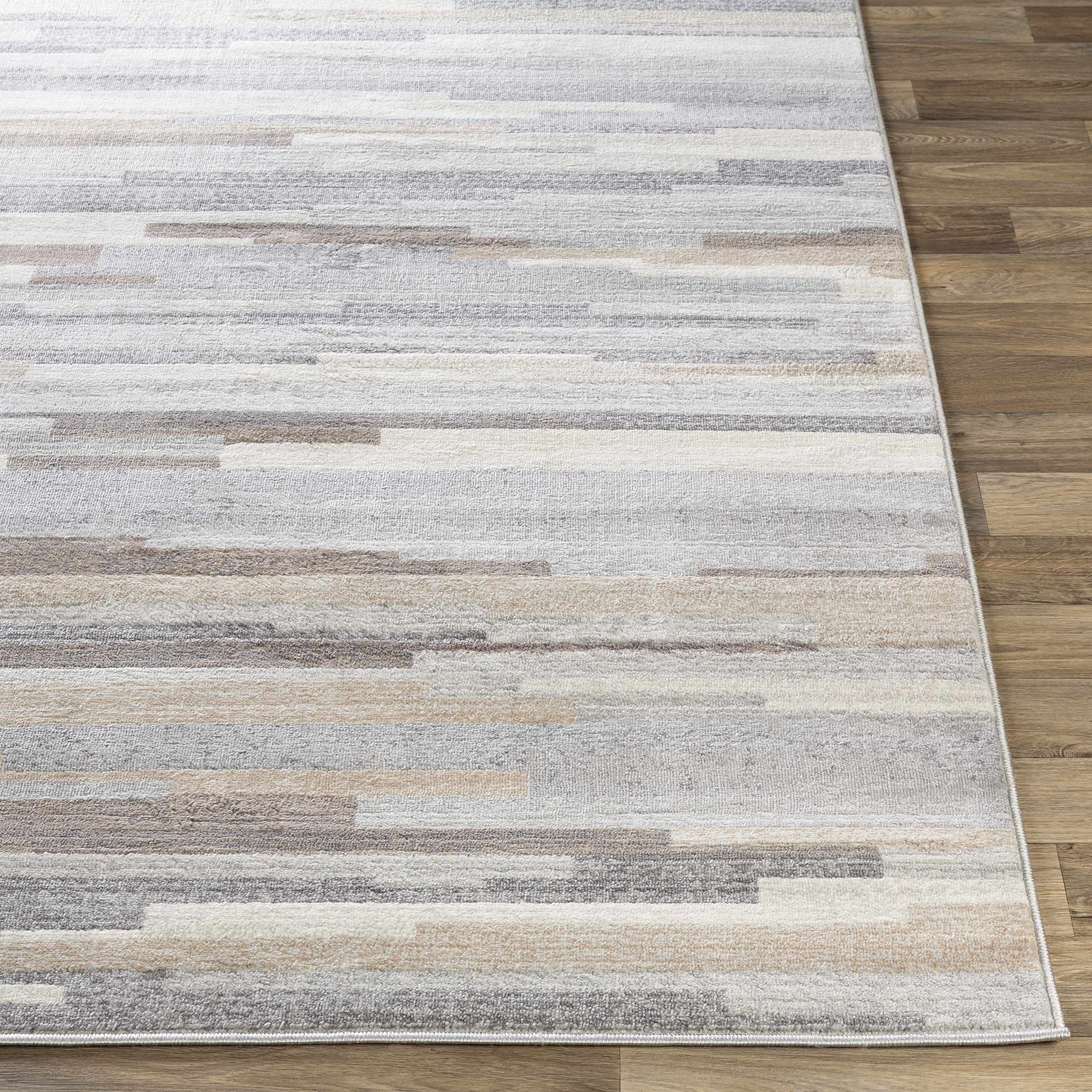 Hauteloom Monkland Modern Gray Area Rug 6'7