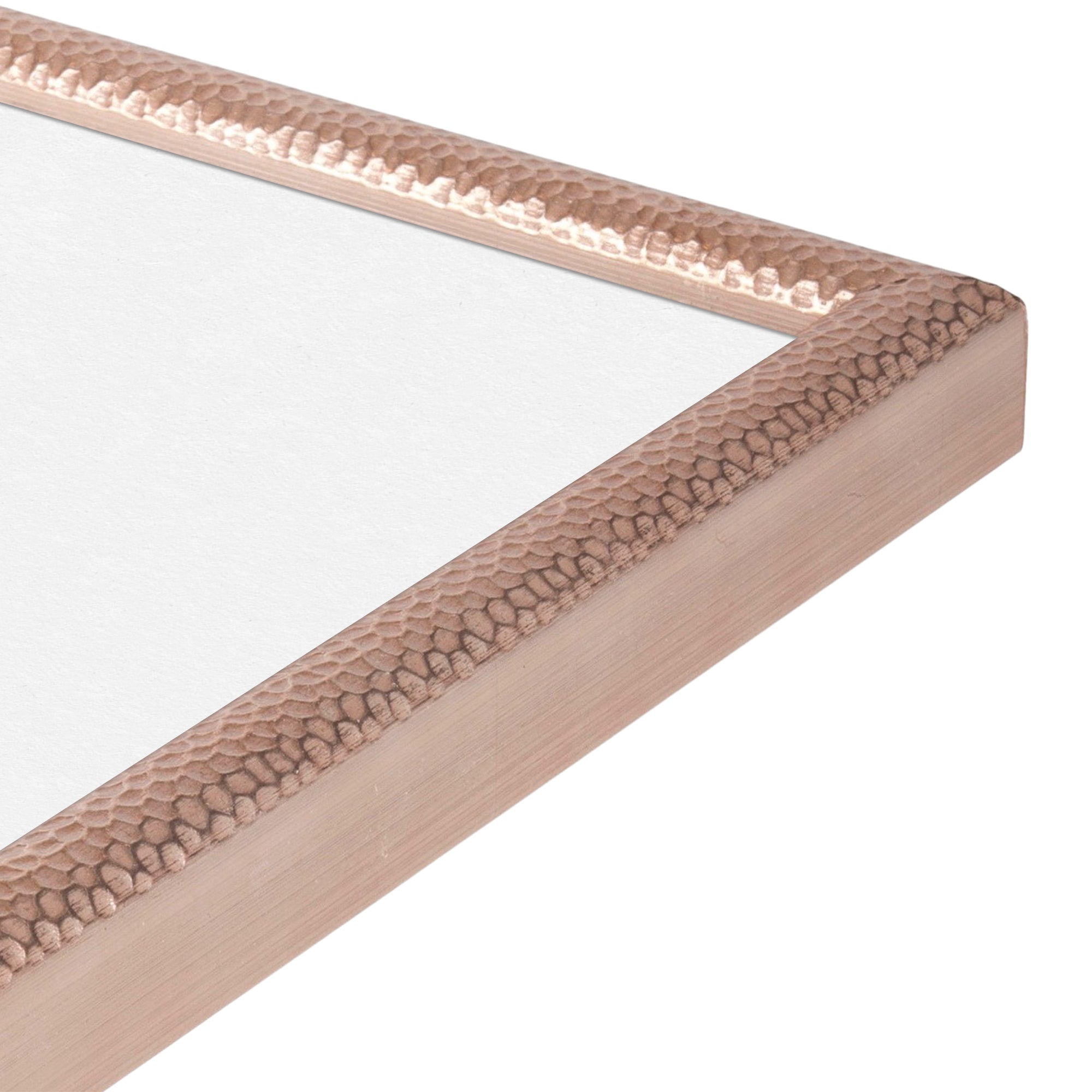 Hammered Champagne Medium Width Wall Frame Set of 3 - Elegant Picture Frames for Living Room, Bedroom & Office Decor