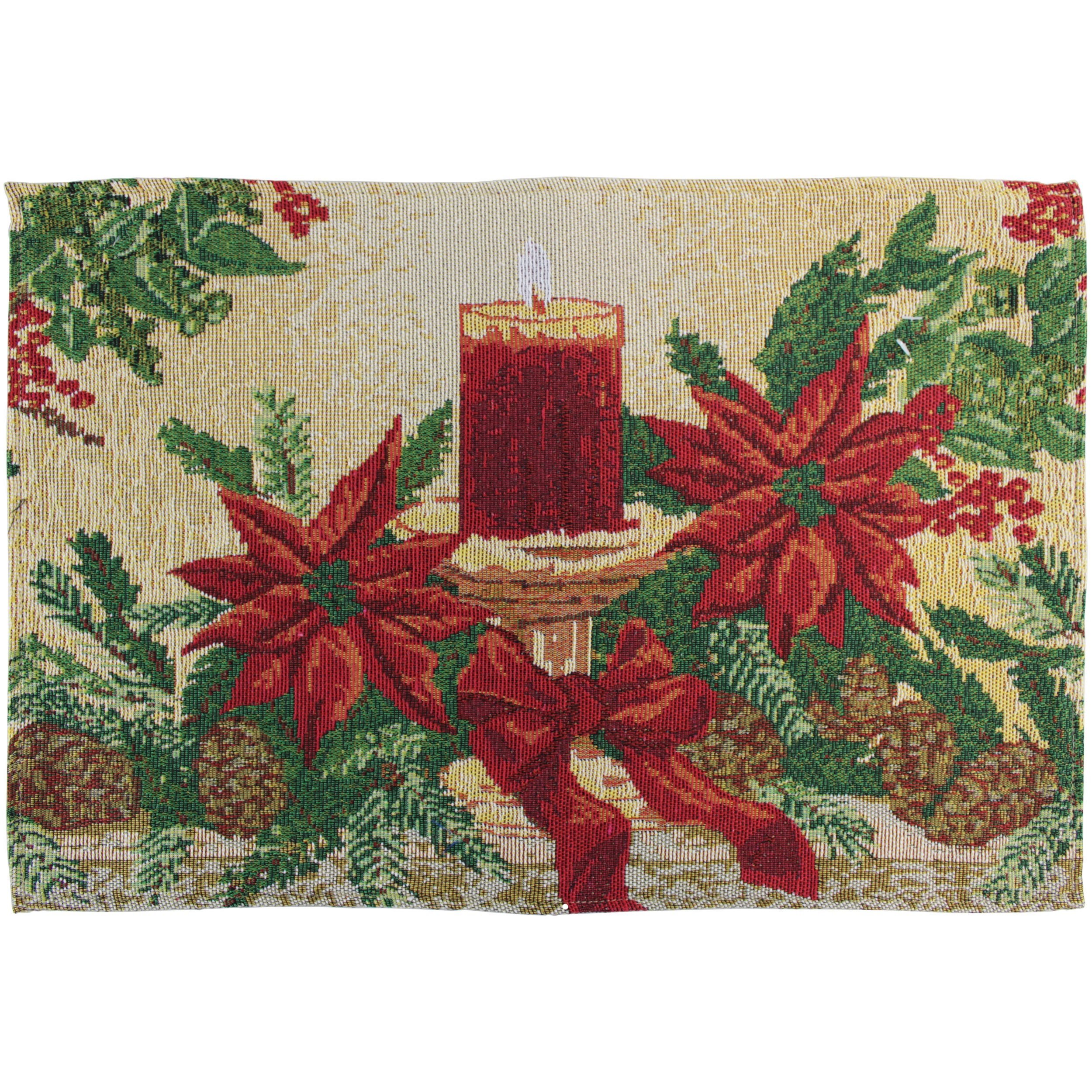 Violet Linen Candles Placemats 13