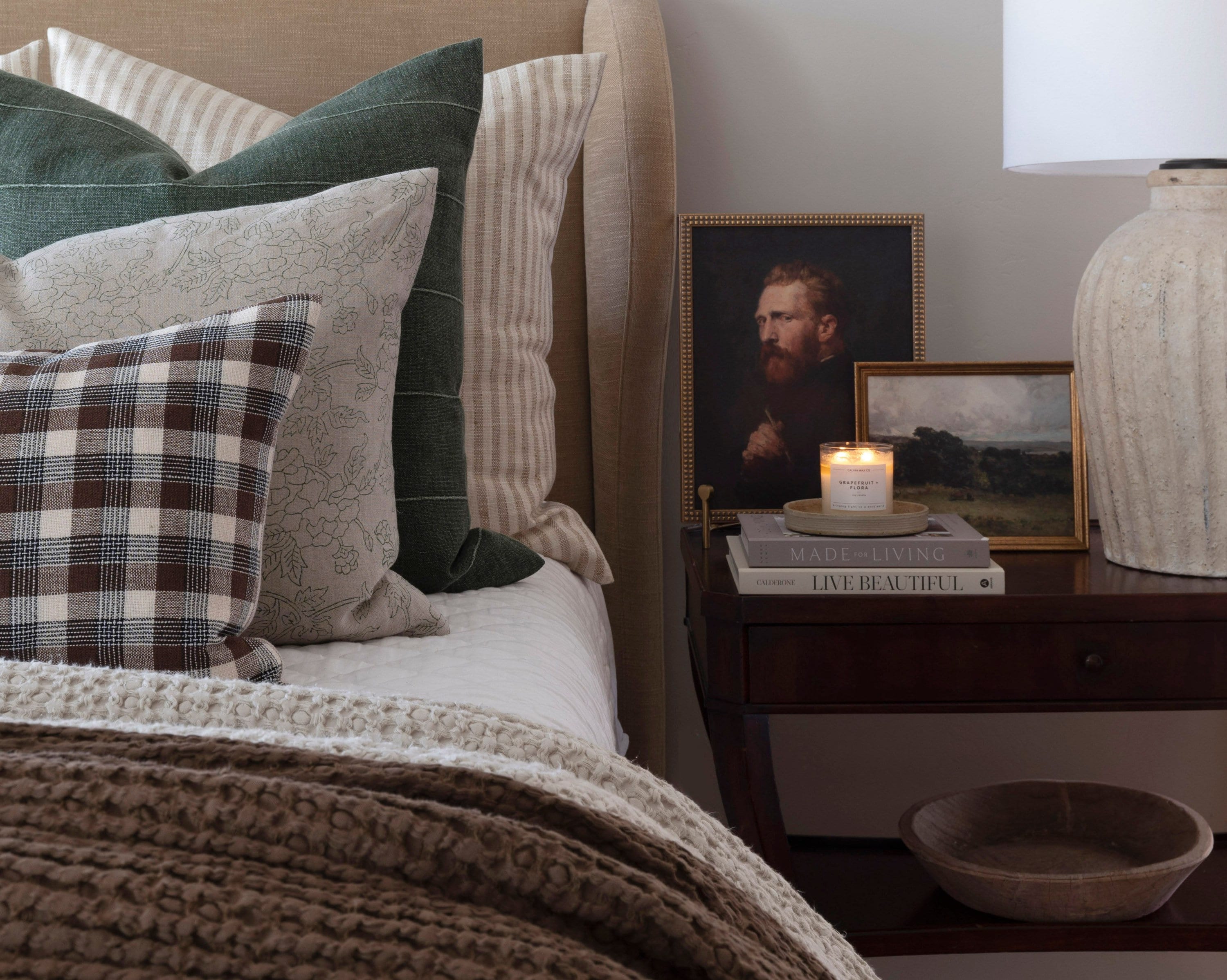 READY TO SHIP Designer Hawthorne Plaid Woven Pillow Cover - Luxury Home Decor for Living Room, Bedroom & Sofa