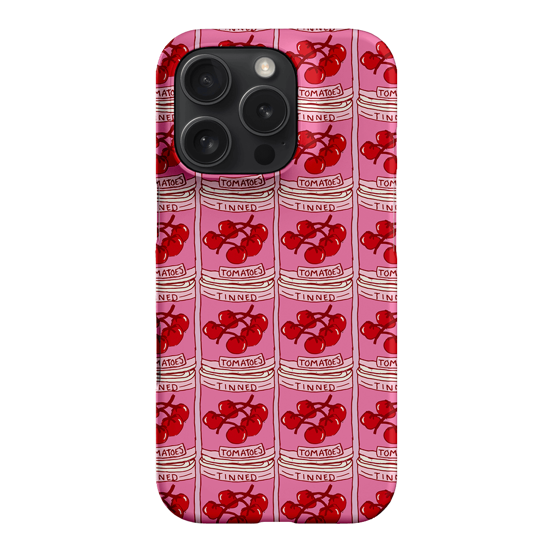 Premium Tin Can Tomatoes Design Shockproof Phone Case for iPhone & Samsung - Durable Protection for Everyday Use, Travel & Outdoor Adventures