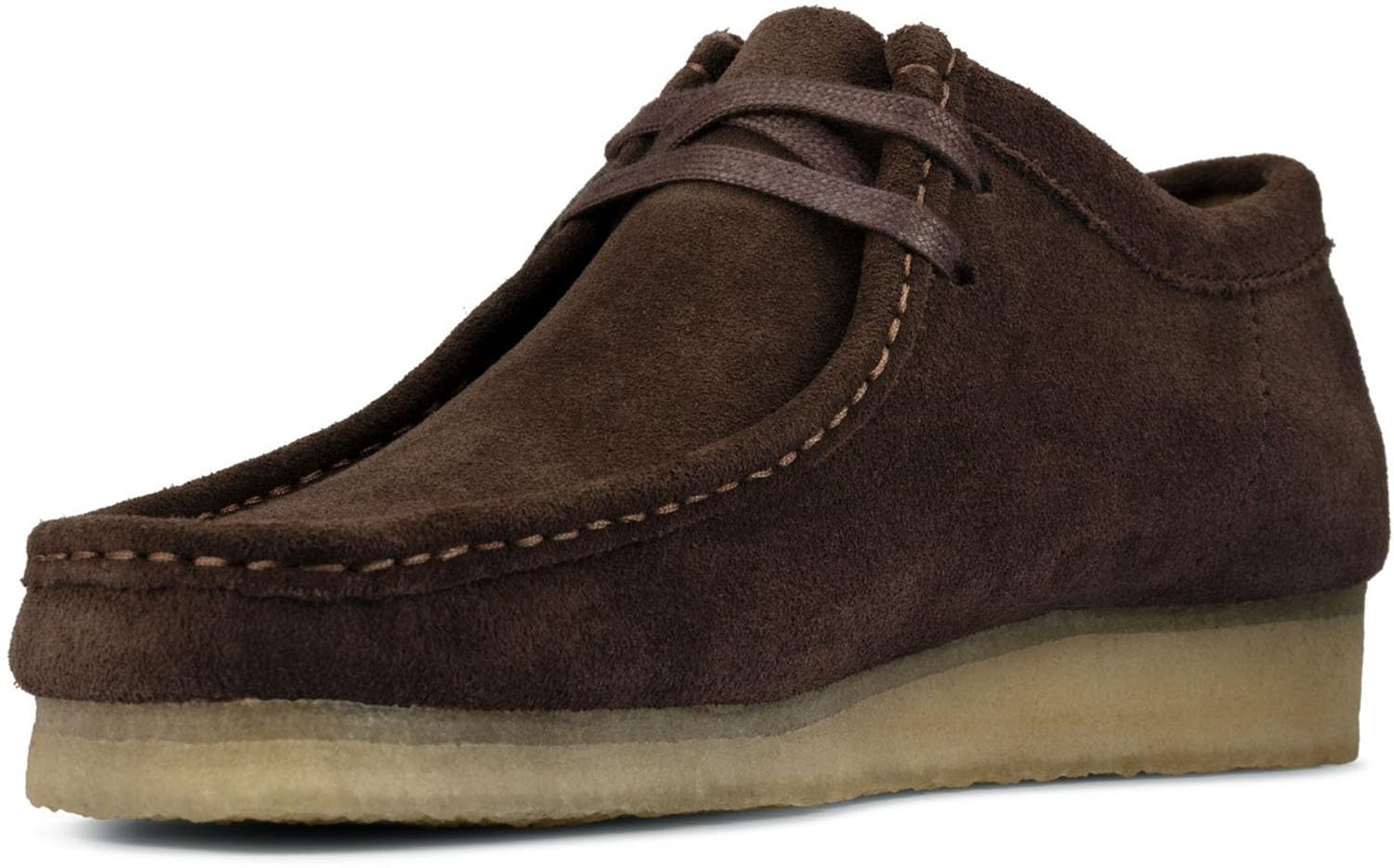 Clarks Men's Suede Wallabee Shoes - Comfortable Casual Loafers for Men | Breathable & Stylish | Perfect for Work, Travel & Everyday Wear