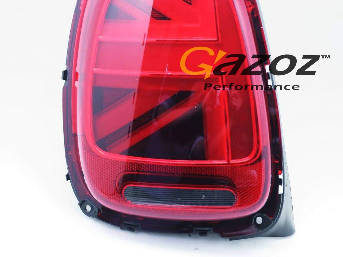 LED Tail Lights for 2014-2018 Mini Cooper F56 - UK Union Jack Design with Red Lens - Perfect for Car Customization & Night Driving Safety