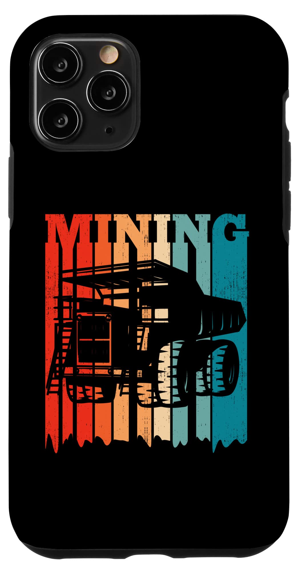 iPhone 11 Pro Case - Durable Mining Engineer Design - Perfect for Engineering Professionals & Outdoor Work Protection