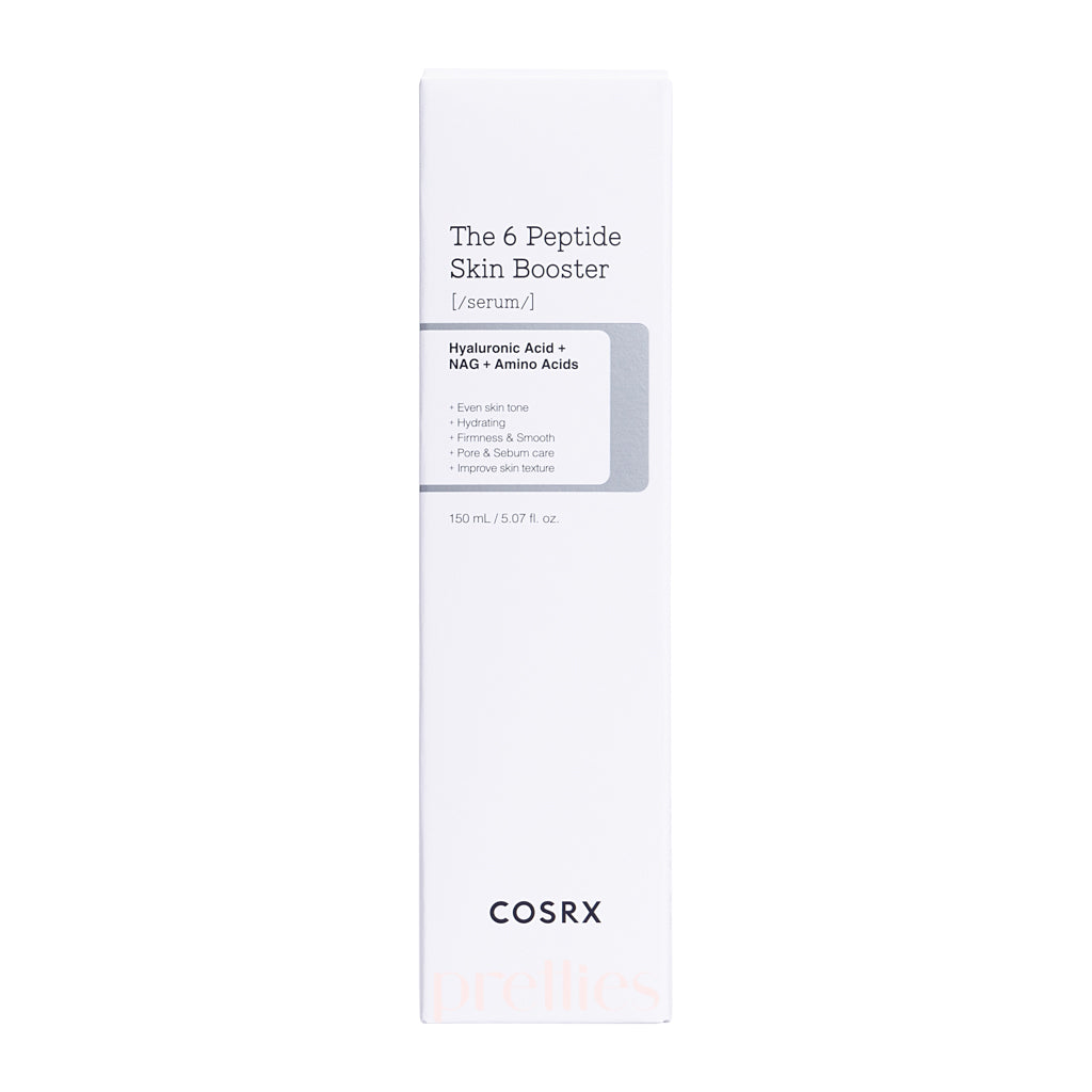 COSRX The 6 Peptide Skin Booster Serum 150ml - Anti-Aging Face Serum with Hyaluronic Acid & Peptides for Wrinkles & Fine Lines - Perfect for Night Skincare Routine & Daily Hydration