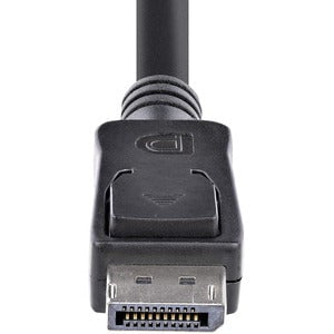 7m DisplayPort Cable with Latches - High Resolution 4K 8K DP Cable - Black Latching DisplayPort Male to Male Cable - DP to DP 23 ft - for Gaming PC, Monitor, TV & Home Theater Setup