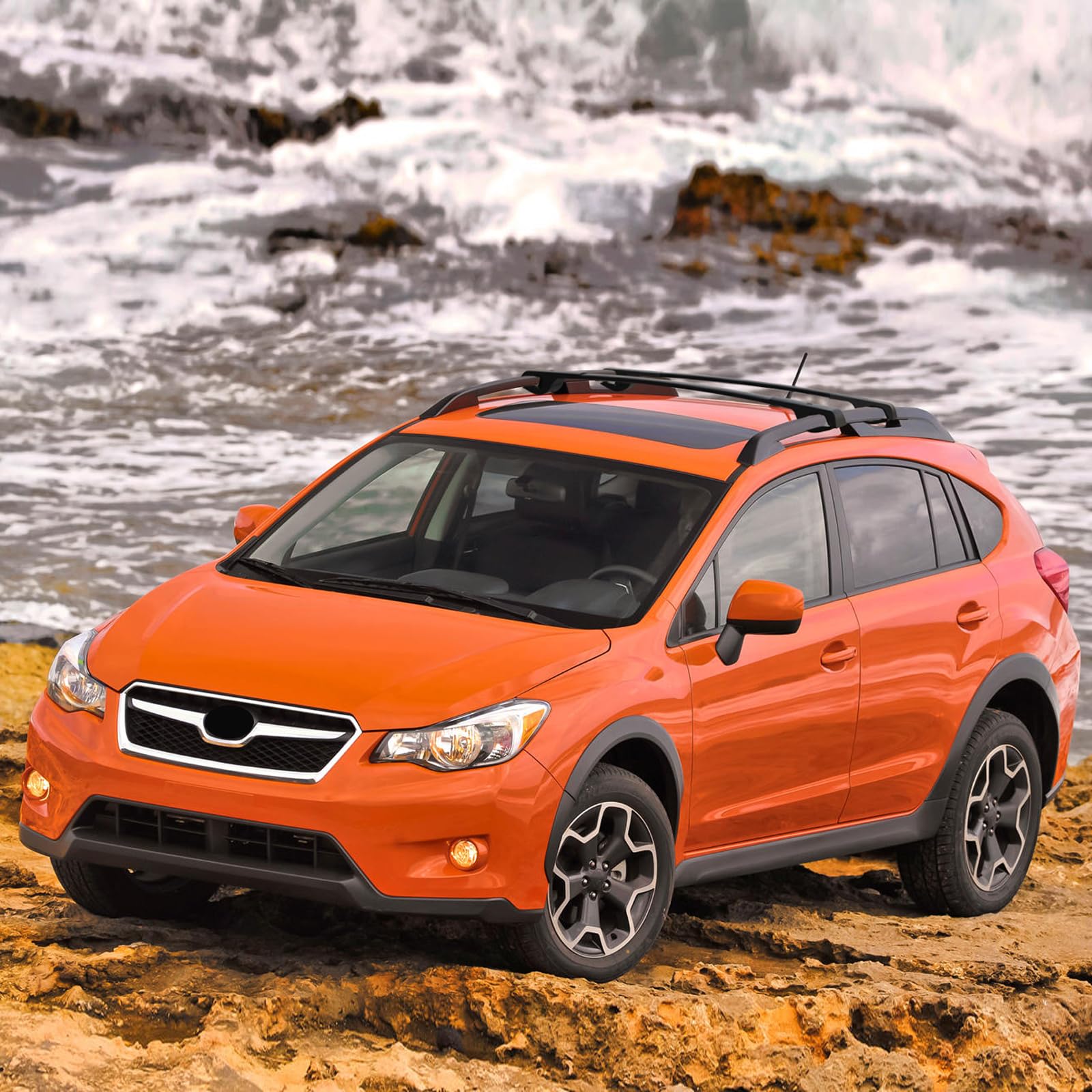 Subaru XV Crosstrek Roof Rack Cross Bars (2013-2025) - Aluminum Luggage Cargo Carrier for Kayak, Bike, Canoe & Outdoor Adventures