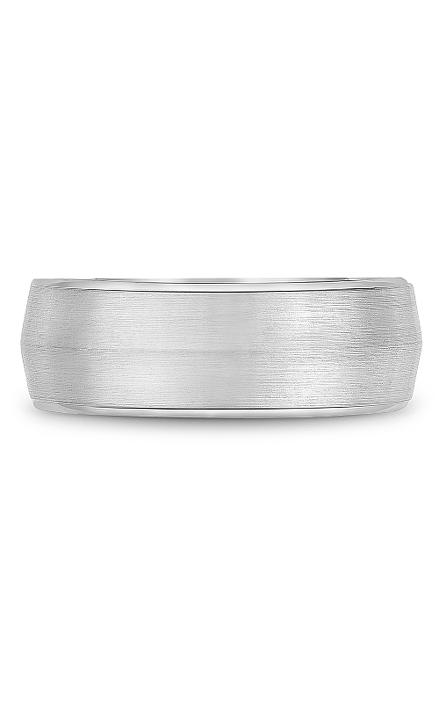 Bleu Royale Men's Wedding Band RYL 026W8 - 14K White Gold Classic Ring for Grooms, Engagement & Anniversary Gifts - Perfect for Formal Events & Romantic Occasions