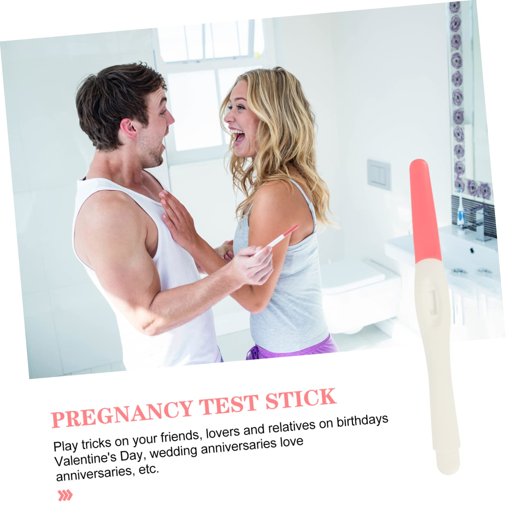 NOLITOY 3-Pack Fake Pregnancy Test Kit - Realistic Prank Toy for Adults, Halloween Gag Gifts & Funny Party Props - Perfect for April Fools, Bachelorette Parties & Practical Jokes