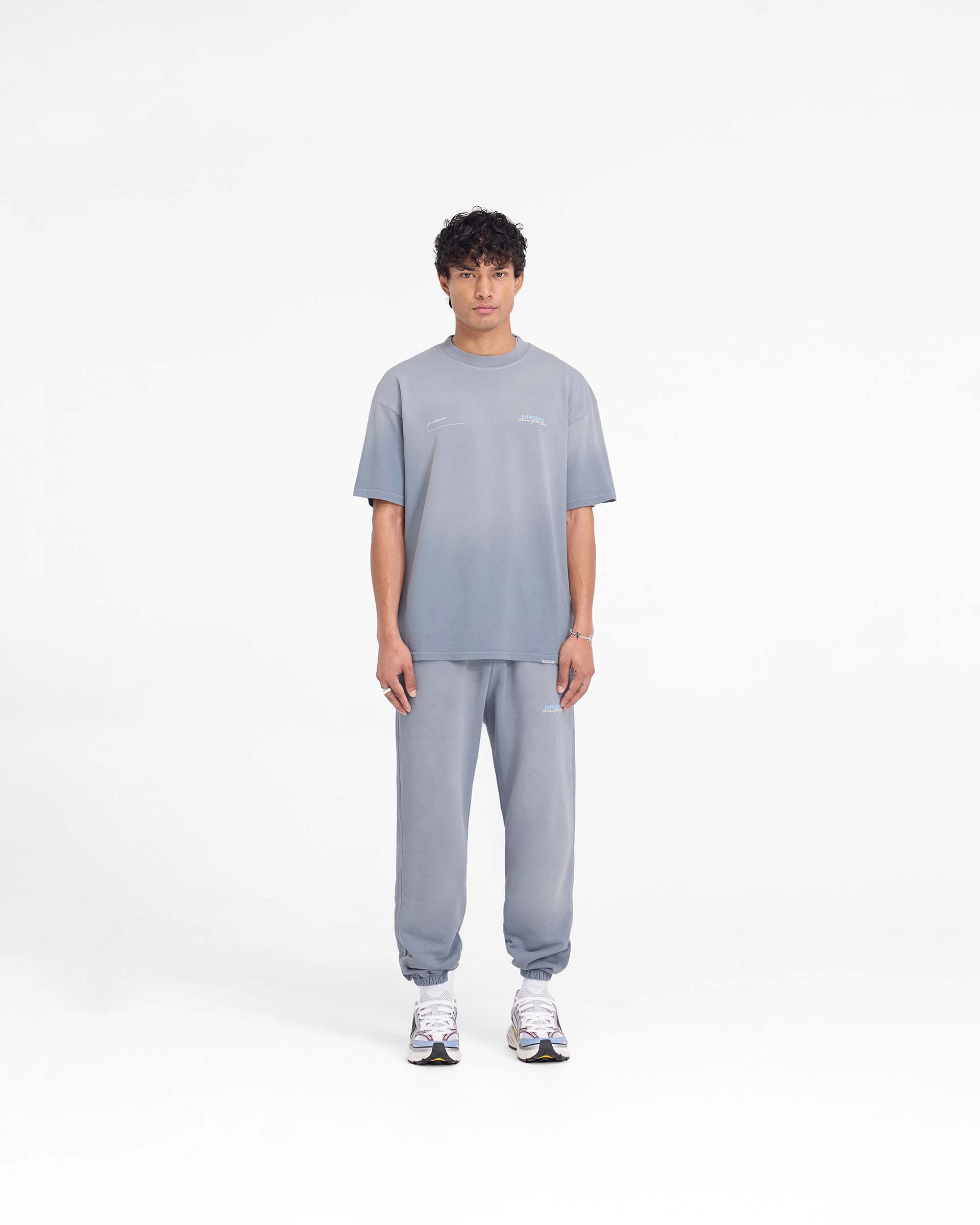 Patron Of The Club Vintage Washed Grey T-Shirt - Casual Streetwear for Men & Women | Perfect for Night Out, Concerts & Urban Fashion