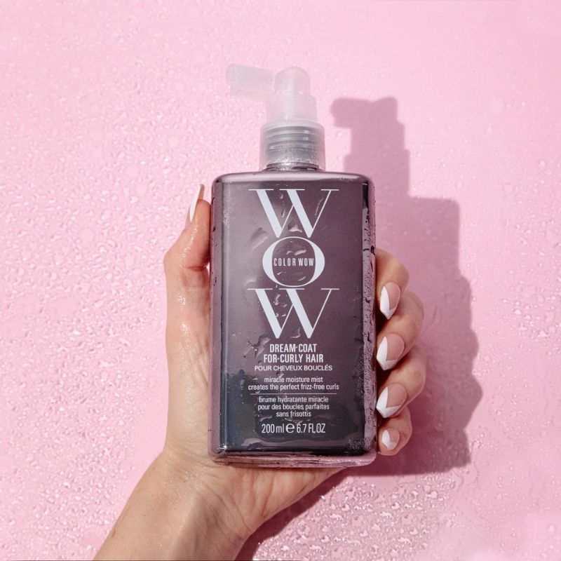 Color Wow Dream Coat Supernatural Spray - Anti-Frizz Curl Defining & Hydrating Hair Treatment for All Hair Types - Perfect for Beach Waves, Curly & Coily Hair Styling