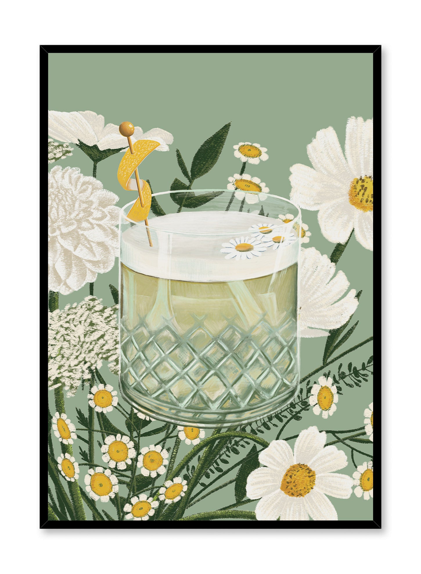 Daisy Symphonie Poster - Floral Wall Art Decor for Home, Office & Gifts | Perfect for Living Room, Bedroom & Nursery Decorations