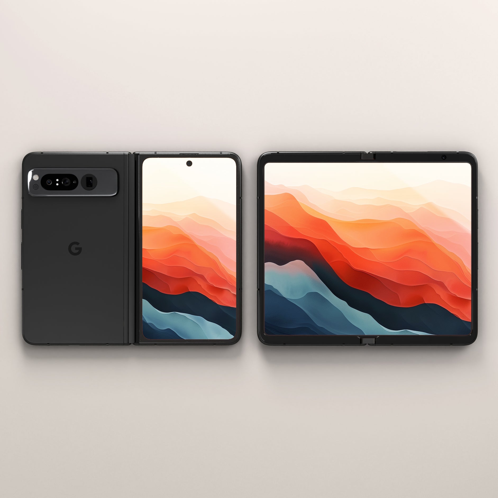 Google Pixel Fold 256GB Unlocked Smartphone (AT&T Compatible) - Premium Foldable Phone for Work, Travel & Entertainment