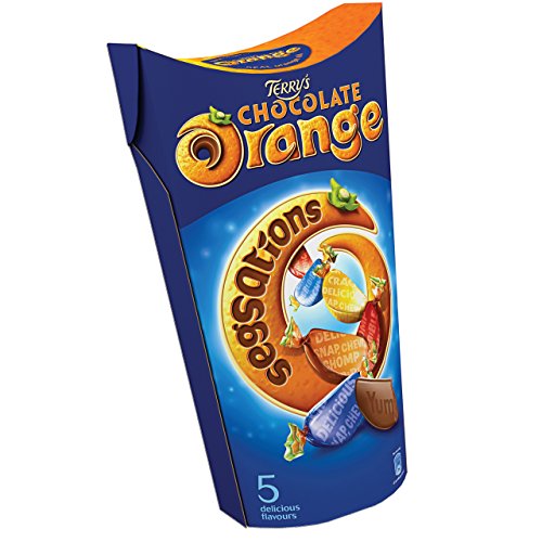 Terry's Chocolate Orange Segsations 300G (Box of 6) - Delicious Milk Chocolate Orange Flavored Candy - Perfect for Gifts, Holidays & Dessert Platters