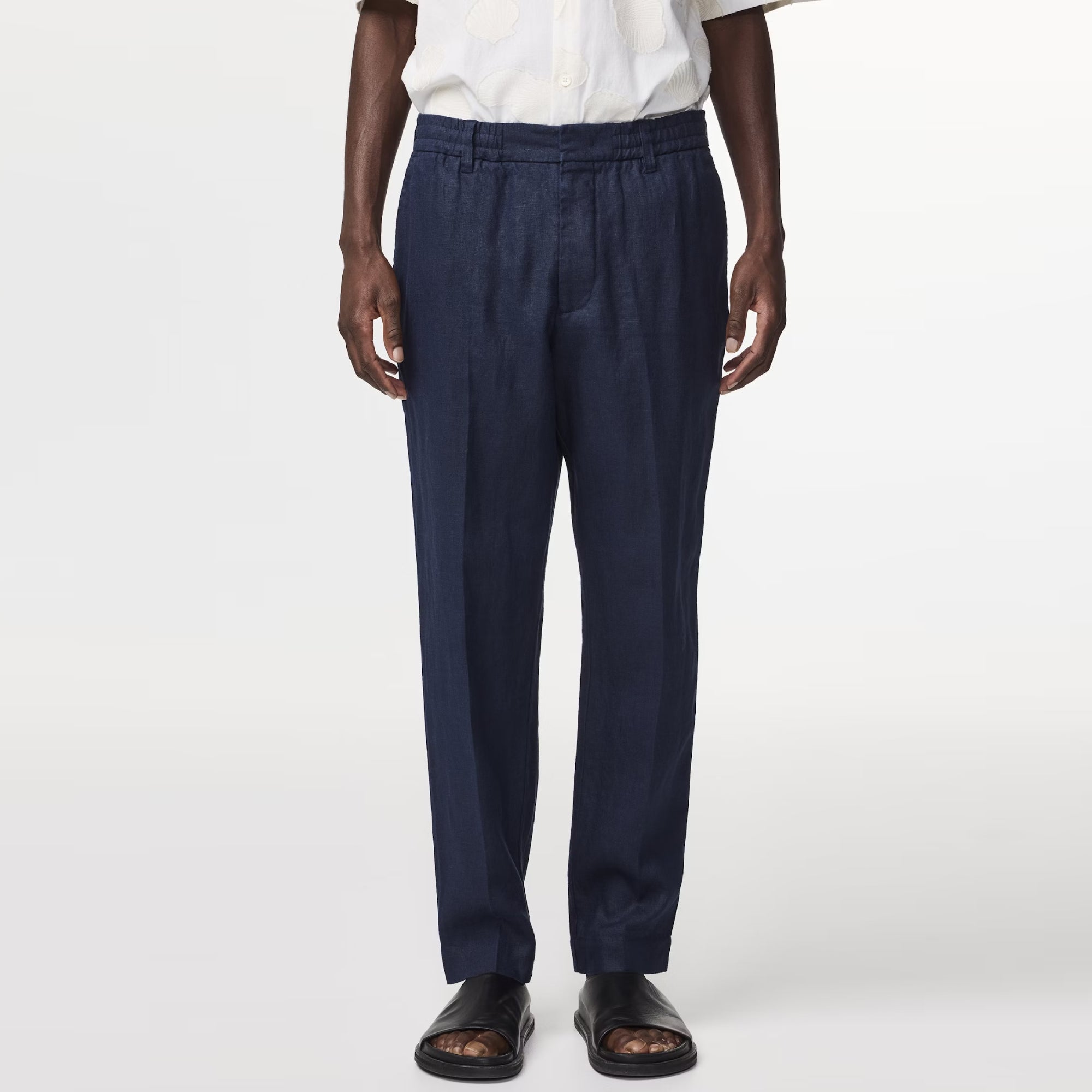 Billie 1454 Drawstring Linen Regular Fit Pants for Women - Comfortable Casual Trousers for Work, Travel & Everyday Wear