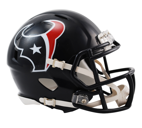 Houston Texans Speed Mini Helmet - Officially Licensed NFL Collectible for Fans, Display & Gameday Decor