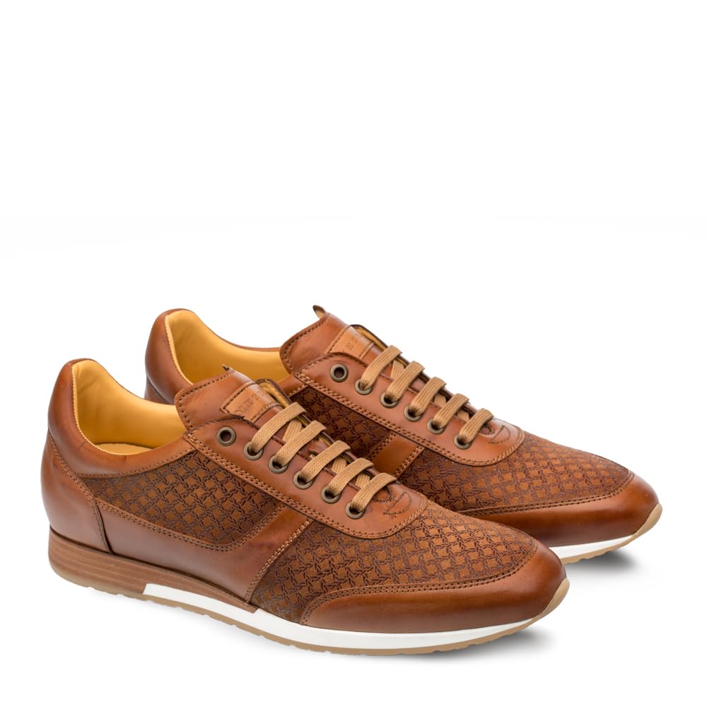 Mezlan Maxim Men's Luxury Sneakers - Handcrafted in Spain, Medium Width Dress Shoes for Formal Events & Business Occasions | Perfect for Weddings, Office Wear & Sophisticated Gatherings