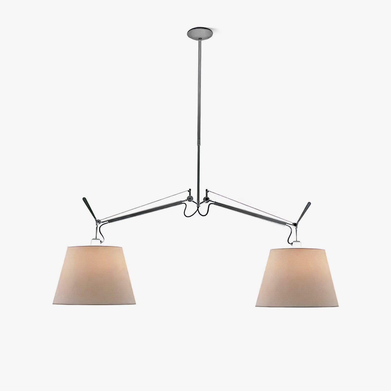 Arcadia Shade Pendant Lamp - Modern Hanging Light Fixture for Kitchen Island, Dining Room & Bedroom Decor | Dimmable LED Ceiling Light with Adjustable Height