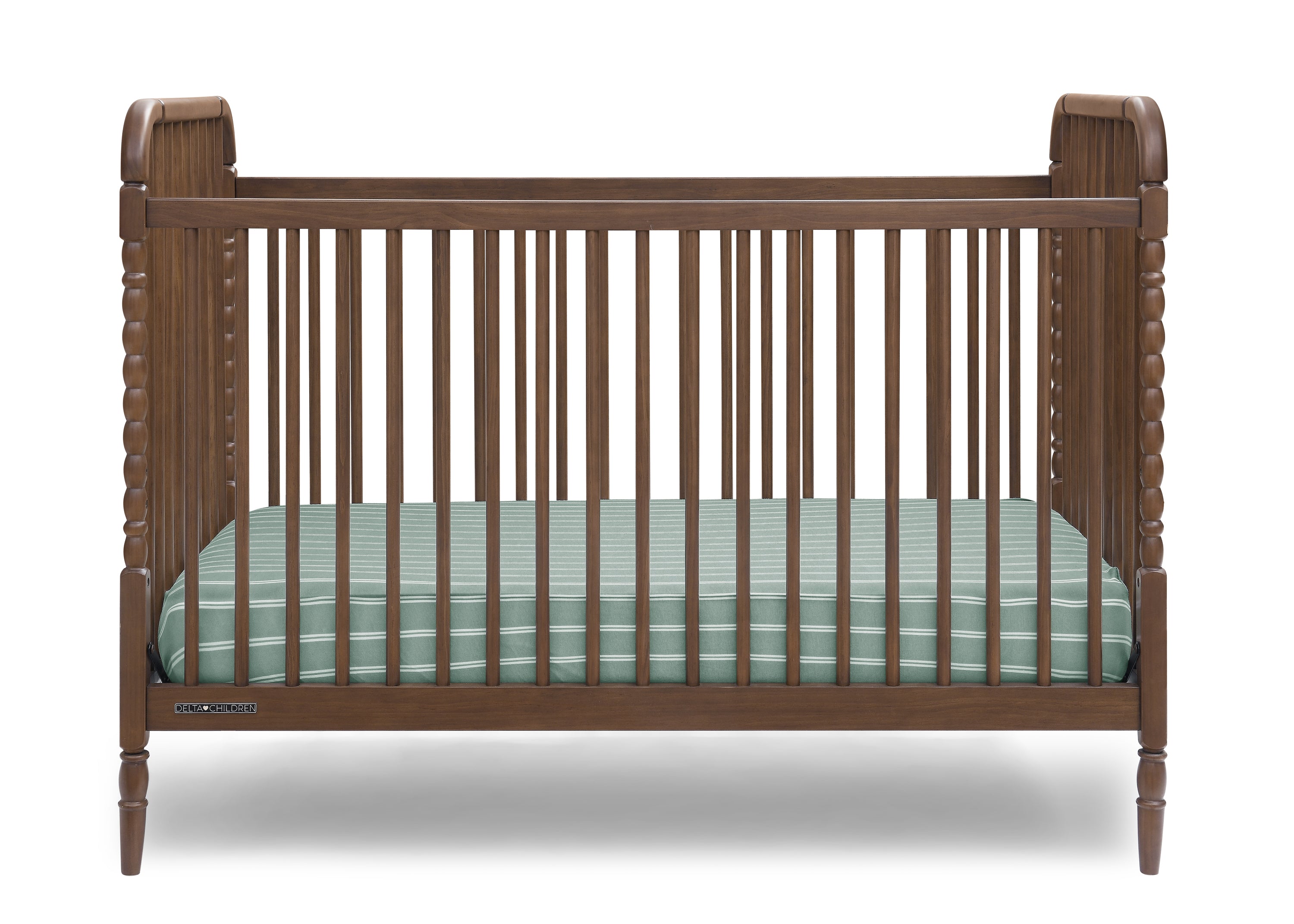 Serena 4-in-1 Convertible Baby Crib - Toddler Bed, Daybed & Full-Size Bed Frame - Nursery Furniture for Boys & Girls - Perfect for Newborns to Teens Bedroom