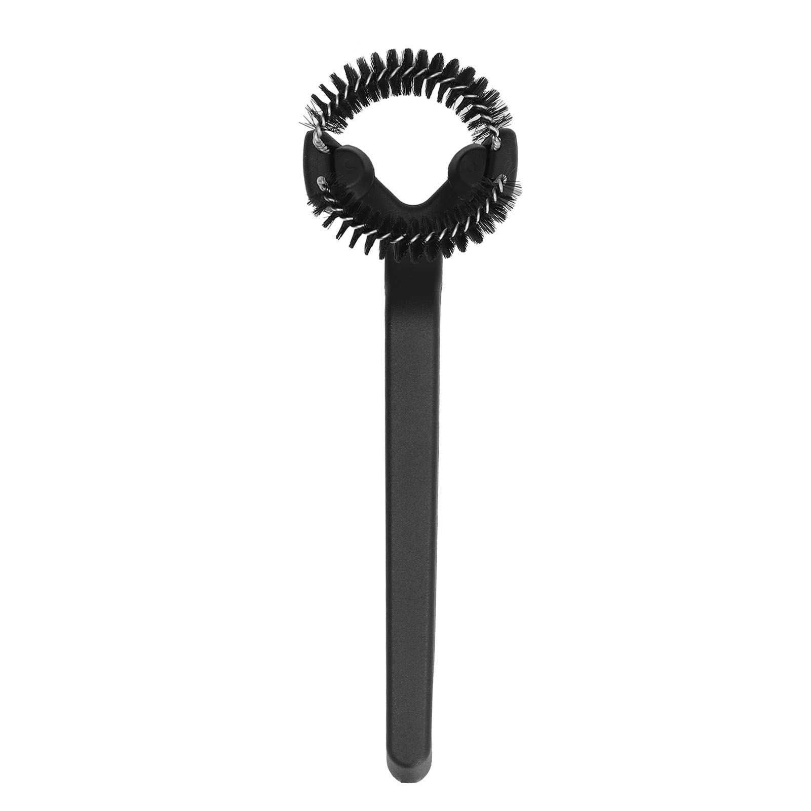Detachable Elbow Coffee Machine Brush - Short Handle Brew Head Cleaning Tool (51mm, 21x6.4cm) for Espresso Machines & Coffee Makers - Perfect for Baristas & Home Brewing