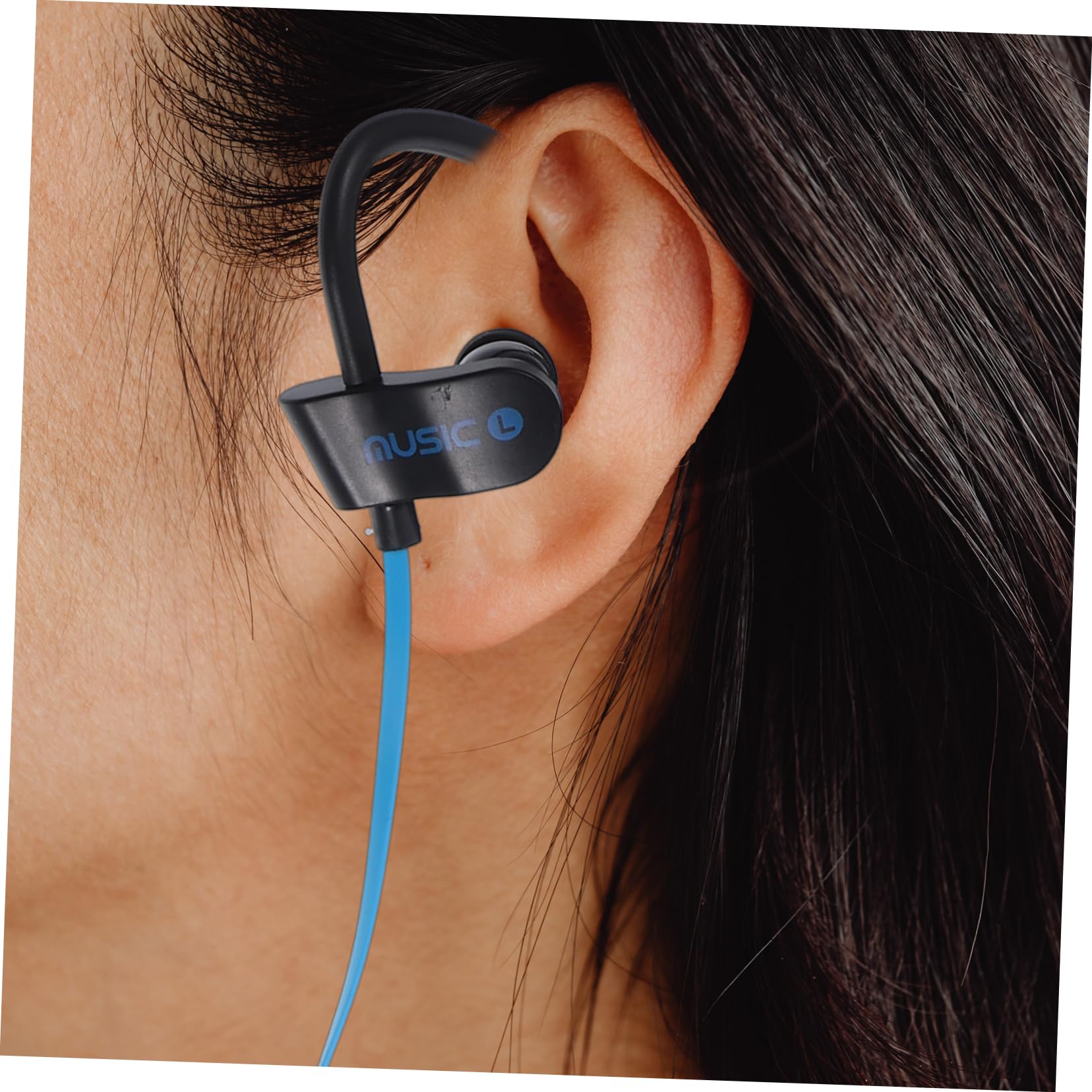 Artibetter 3 Pack Comfortable Over-Ear Hook Headphones with Built-in Microphone - Wired Stereo Headset with 10mm Speaker (Black) for Running, Workout, Gaming & Office Use