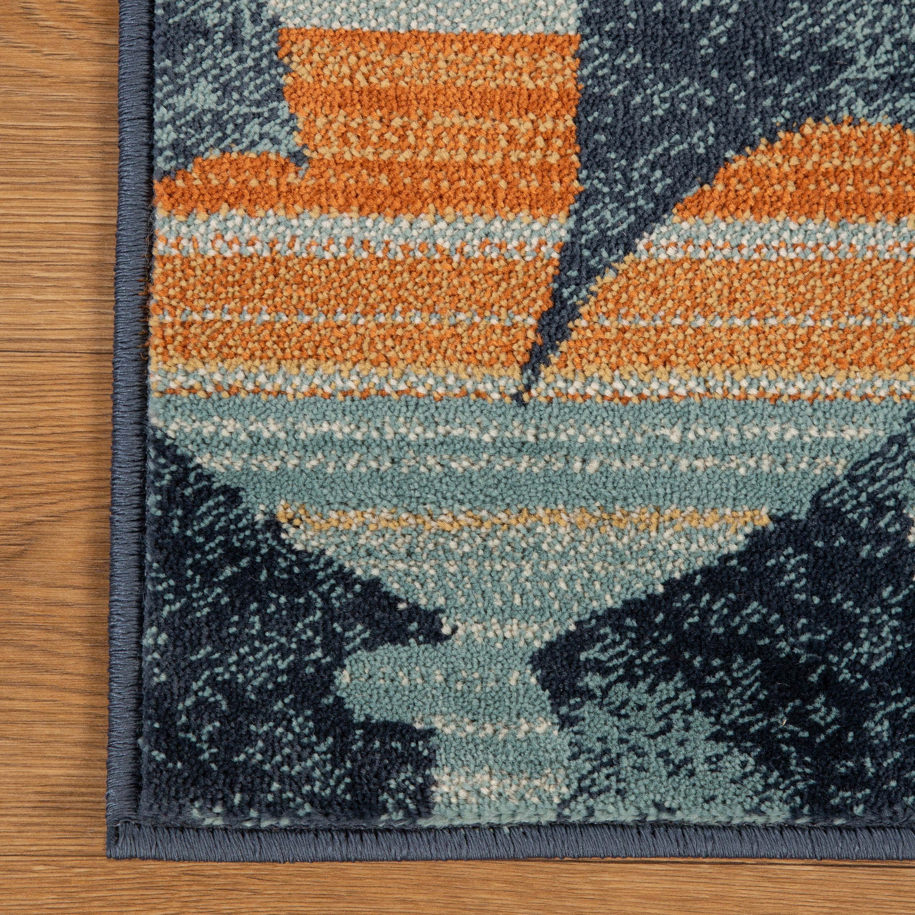 Mahonia Leaf and Vine Indoor Area Rug or Runner - Non-Slip Boho Home Decor for Living Room, Bedroom, Hallway
