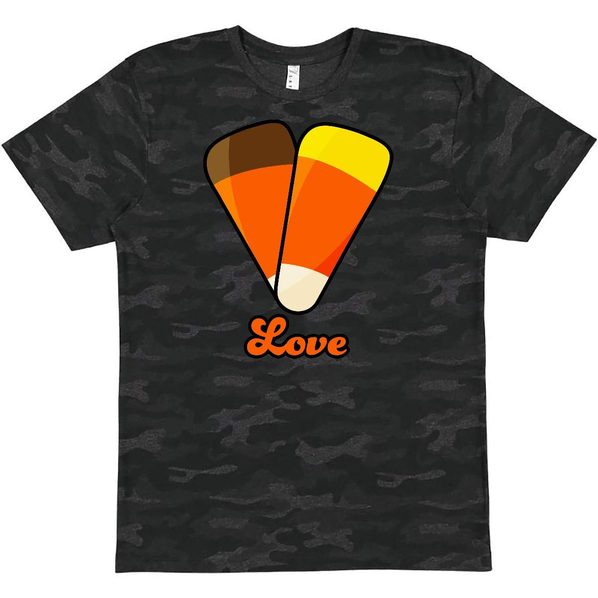 Inktastic Love Candy Corn Graphic T-Shirt for Women - Fun Halloween Costume & Casual Wear