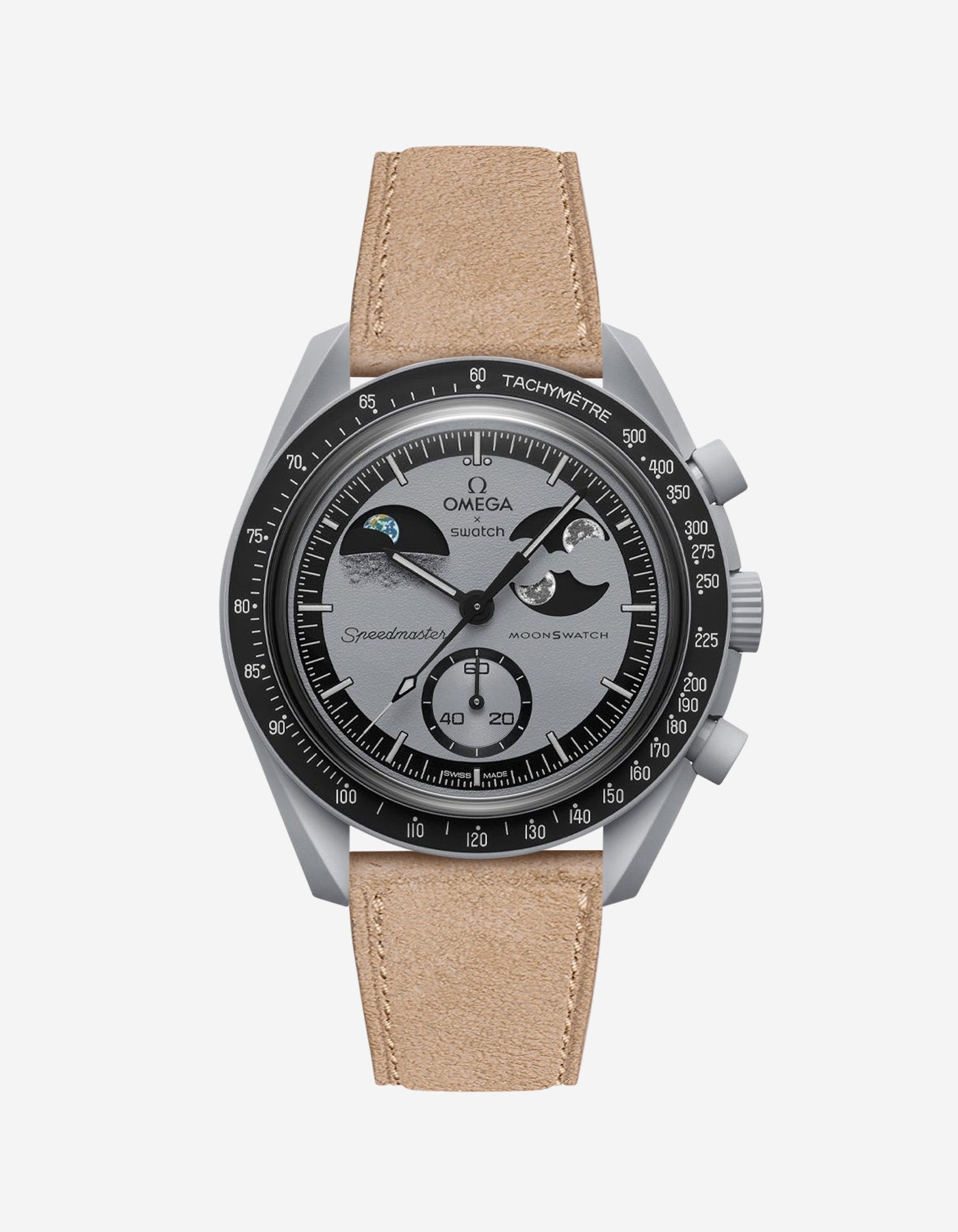 Omega X Swatch Mission to Earth Genuine Leather Replacement Watch Straps - Premium Quality Adjustable Bands for MoonSwatch Watches - Perfect for Casual Wear, Dress Occasions & Watch Collectors