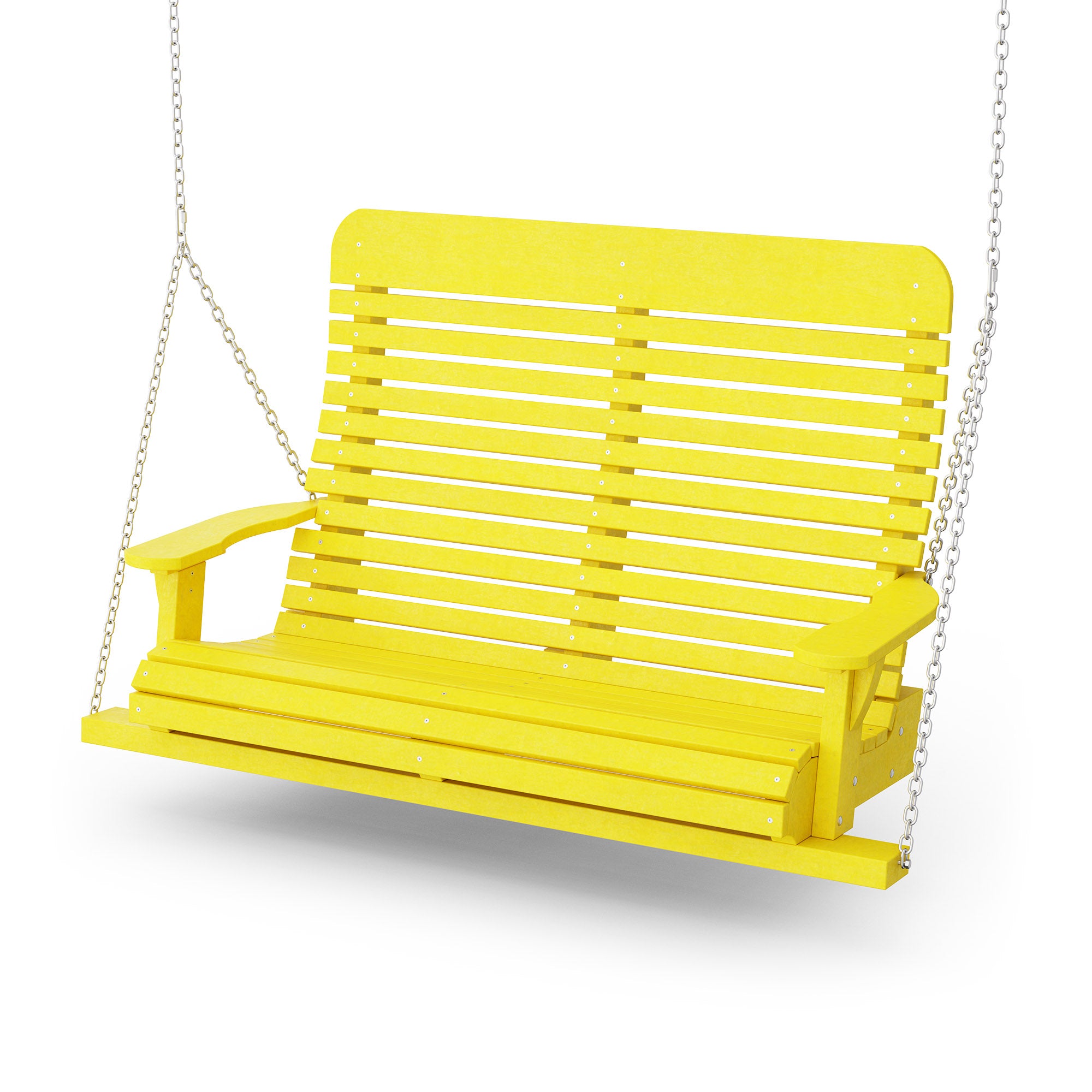 Little Cottage Co Signature Swing - Premium Wooden Porch Swing for Outdoor Relaxation | Perfect for Backyard, Garden, and Patio Decor