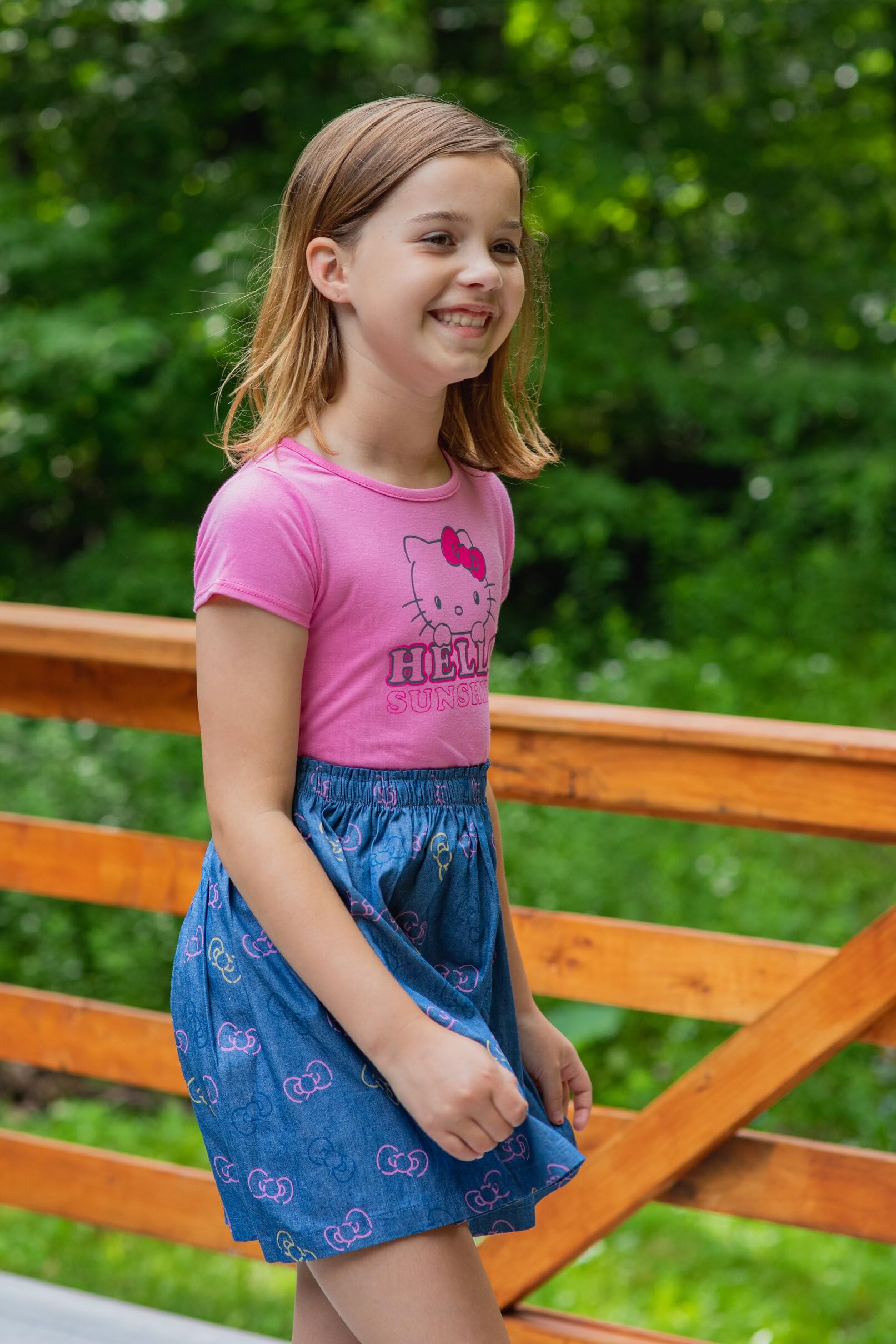 Hello Kitty Girls Dress for Toddler to Big Kid - Cute & Comfortable Outfit for Playdates, Parties & Everyday Wear
