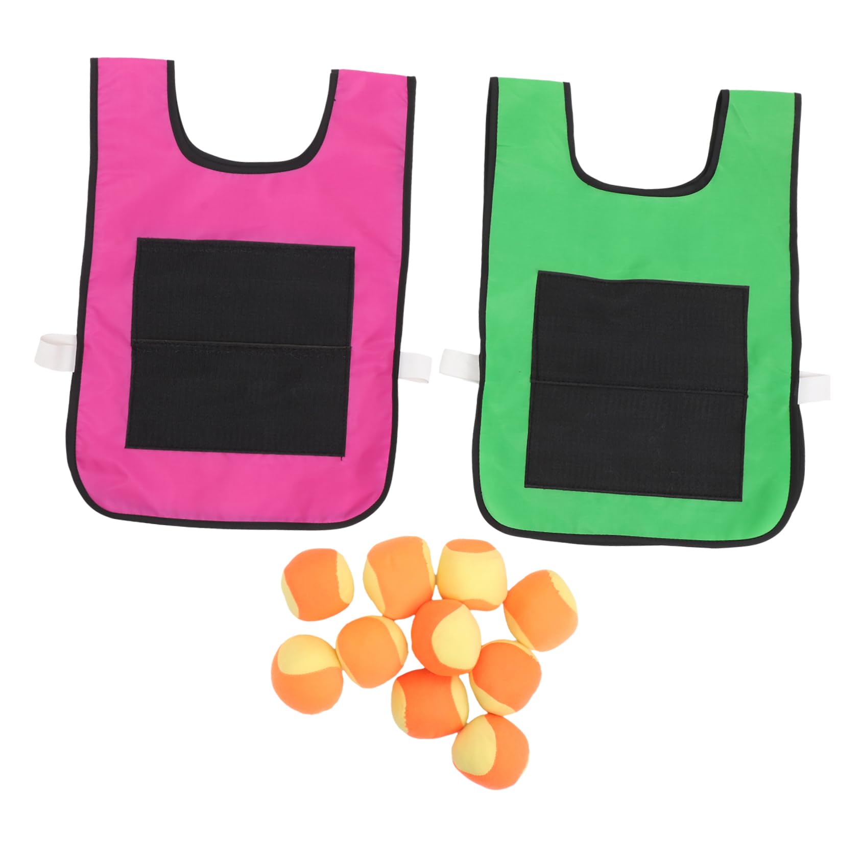 Vaguelly 2 Sets Sticky Ball Catch Game - Fun Dodgeball Set for Kids with Educational Sticky Balls | Outdoor Sports Toys for Children's Athletic Play, Team Games & Puzzle Activities