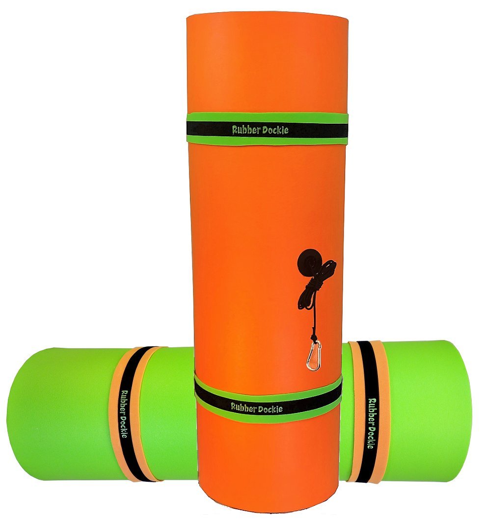 Premium Rubber Dockie Floating Mat for Lakes, Pools & Beaches - Durable, Non-Slip Water Mat for Relaxation & Fun