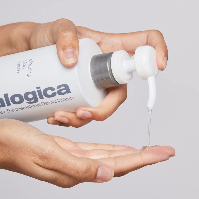 Dermalogica Clearing Skin Wash - Anti-Aging Acne Face Wash with Salicylic Acid & Tea Tree Oil - Natural Breakout Clearing Foam Cleanser for Oily & Acne-Prone Skin - Perfect for Daily Skincare Routine & Blemish Control