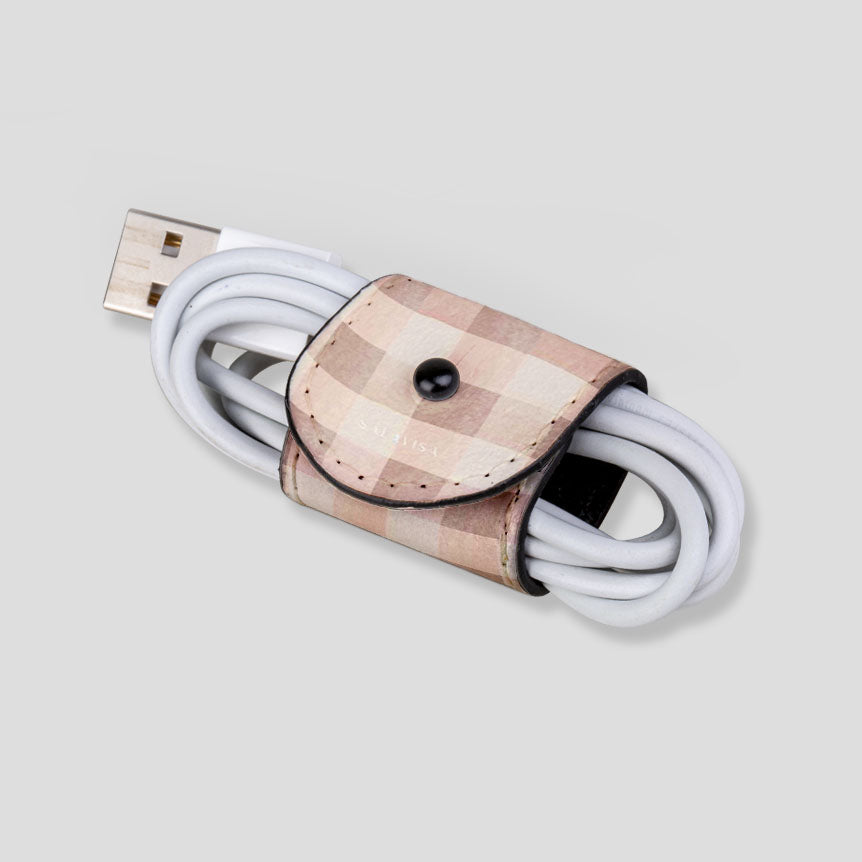 Eco-Friendly Chess Harmony EcoWrap Cord - Sustainable Cable Organizer for Home & Office Use | Perfect for Wires, Chargers, and Electronic Accessories