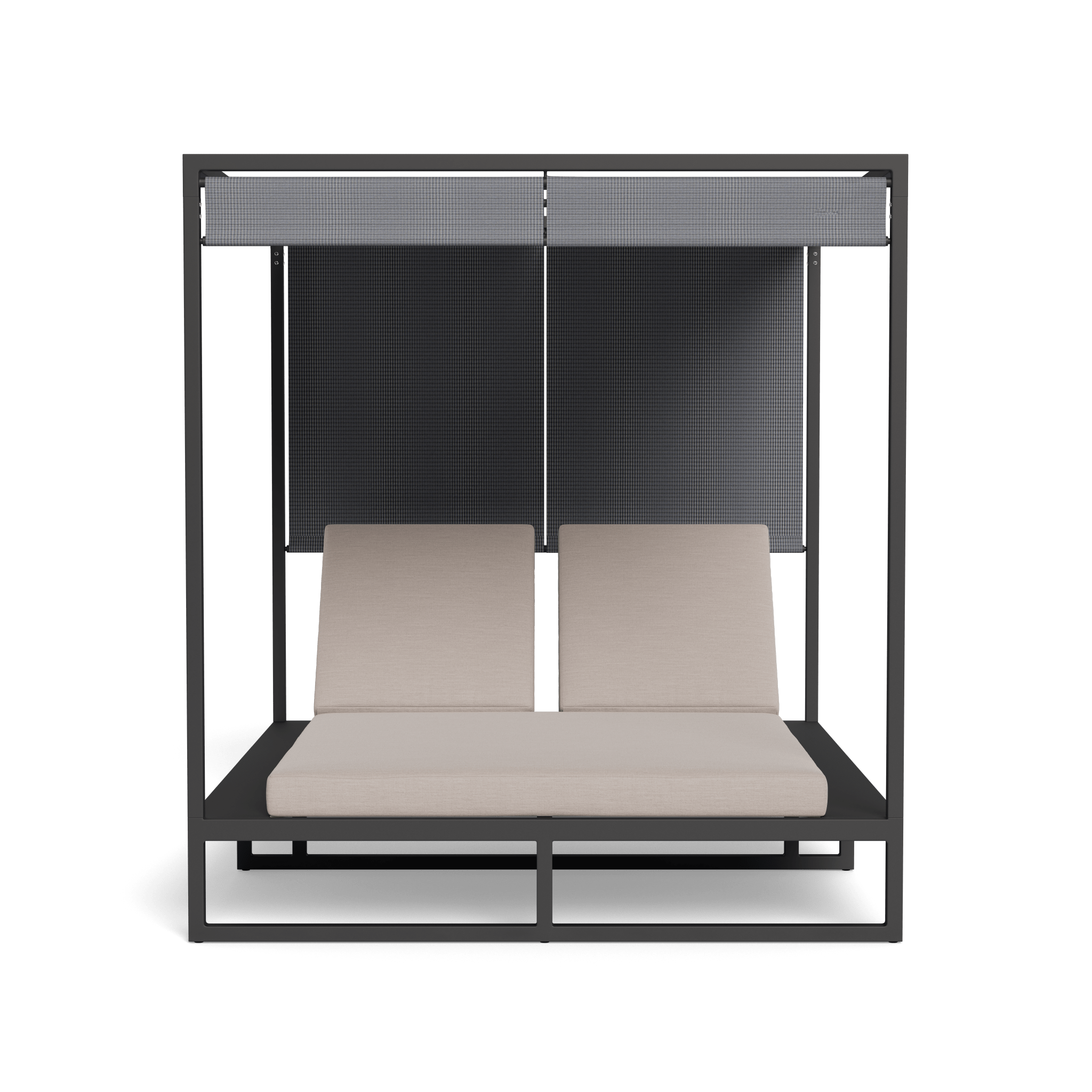 Hayman Aluminum Curtain Cabana - Lightweight Outdoor Sunshade for Patio, Poolside, and Beach - Perfect for Relaxation and Shade