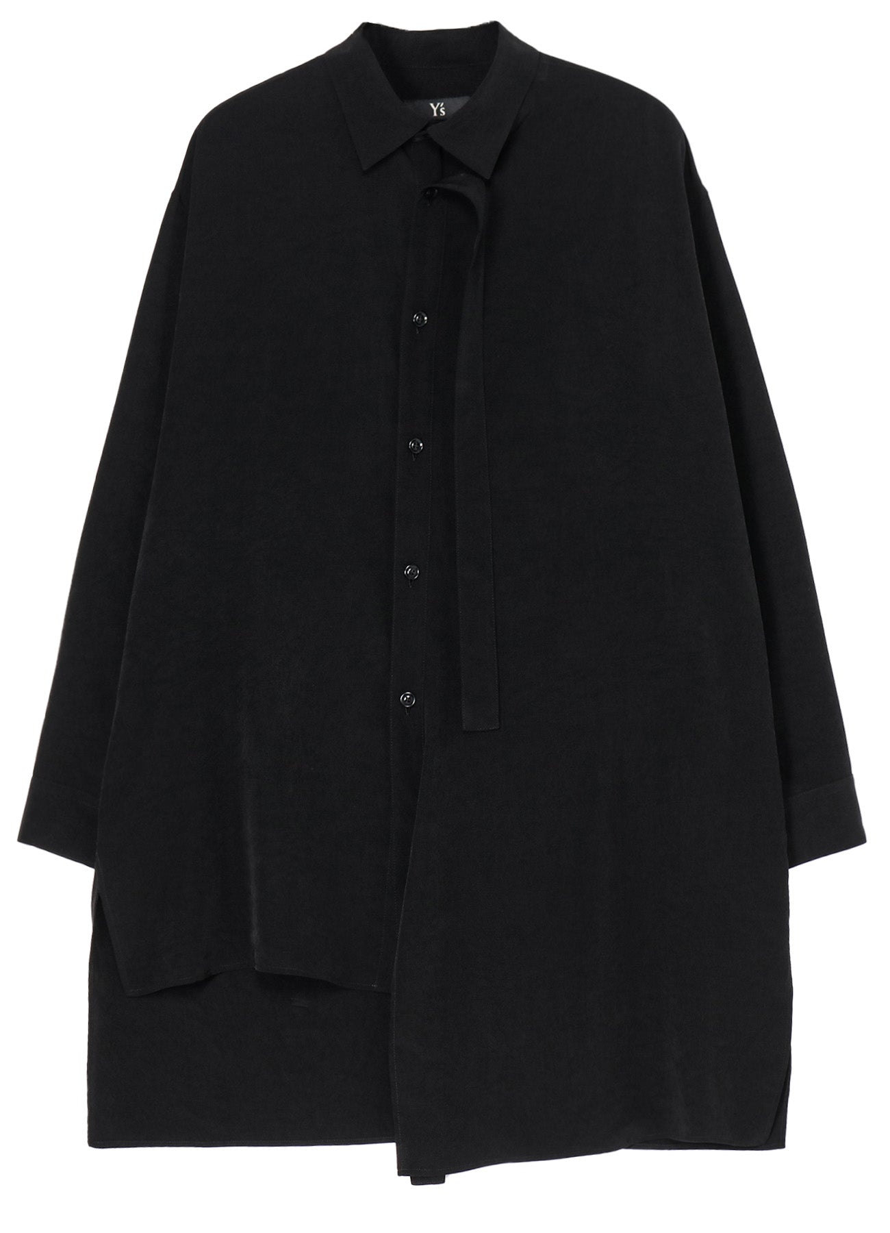 Elegant Crepe de Chine Front Placket Blouse for Women - Perfect for Office Wear & Casual Outfits