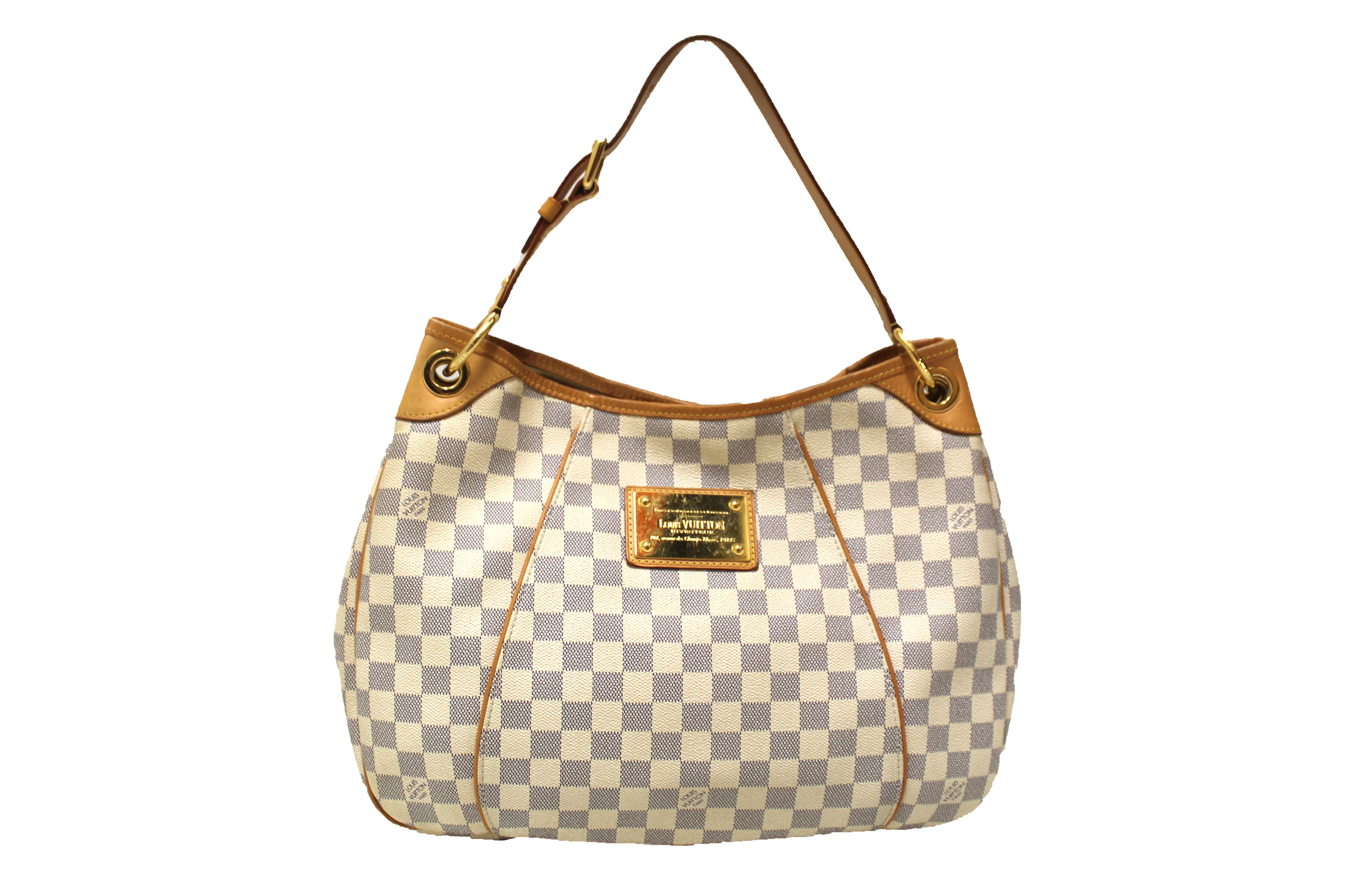 Authentic Louis Vuitton Damier Azur Galliera PM Shoulder Bag for Women | Luxury Designer Handbag | Perfect for Work, Travel & Everyday Use
