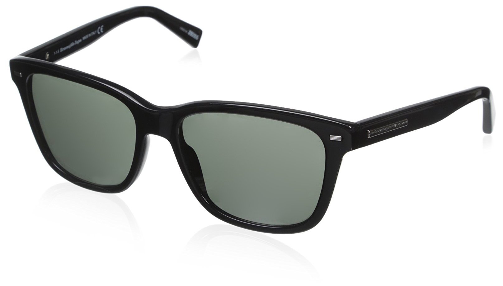 Ermenegildo Zegna Men's EZ0002 Polarized Aviator Sunglasses UV Protection - Stylish Luxury Shades for Driving, Travel & Outdoor Activities