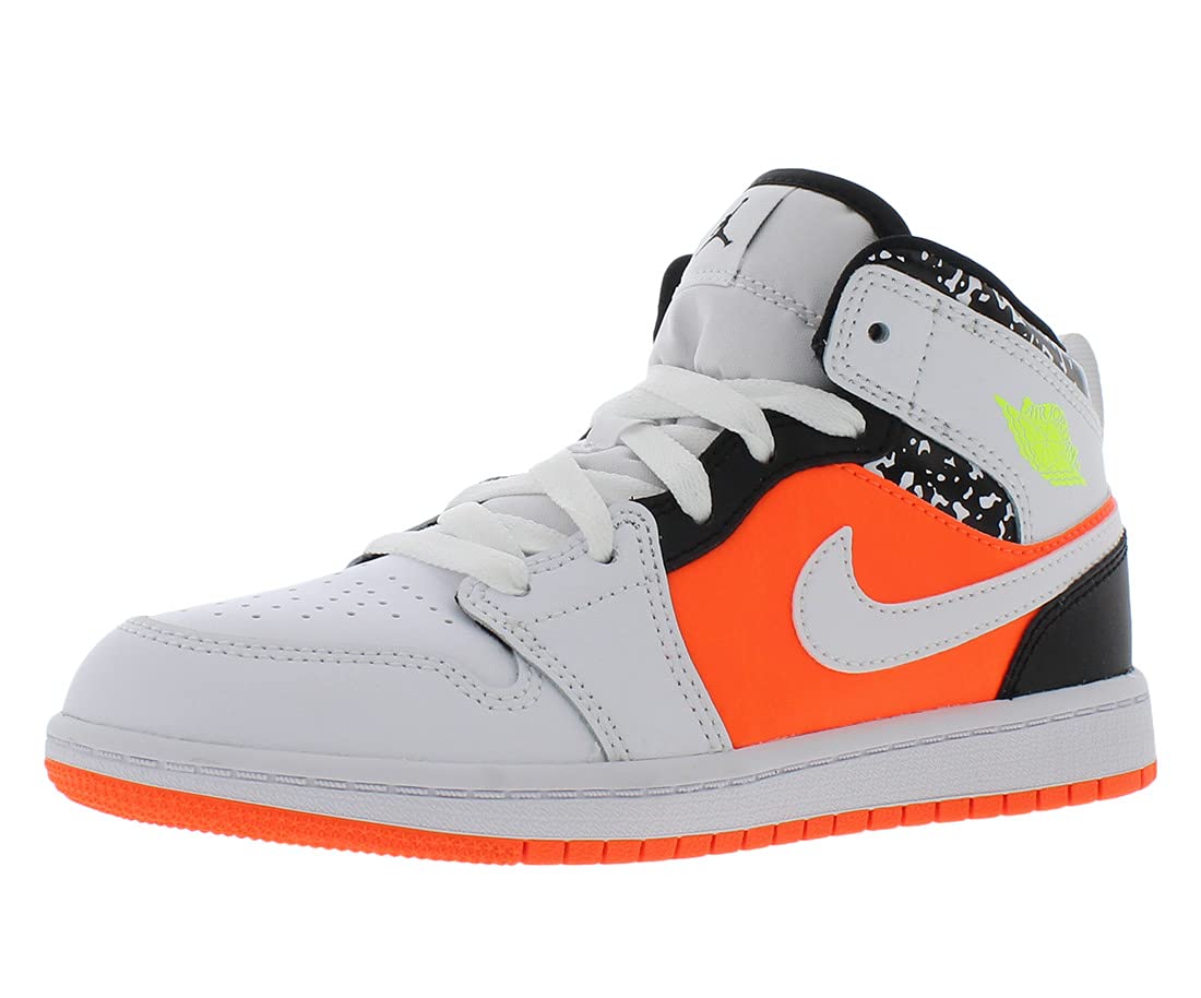 Jordan 1 Mid Boys Basketball Shoes - Comfortable Sneakers for Kids & Youth - Perfect for School, Sports & Casual Wear