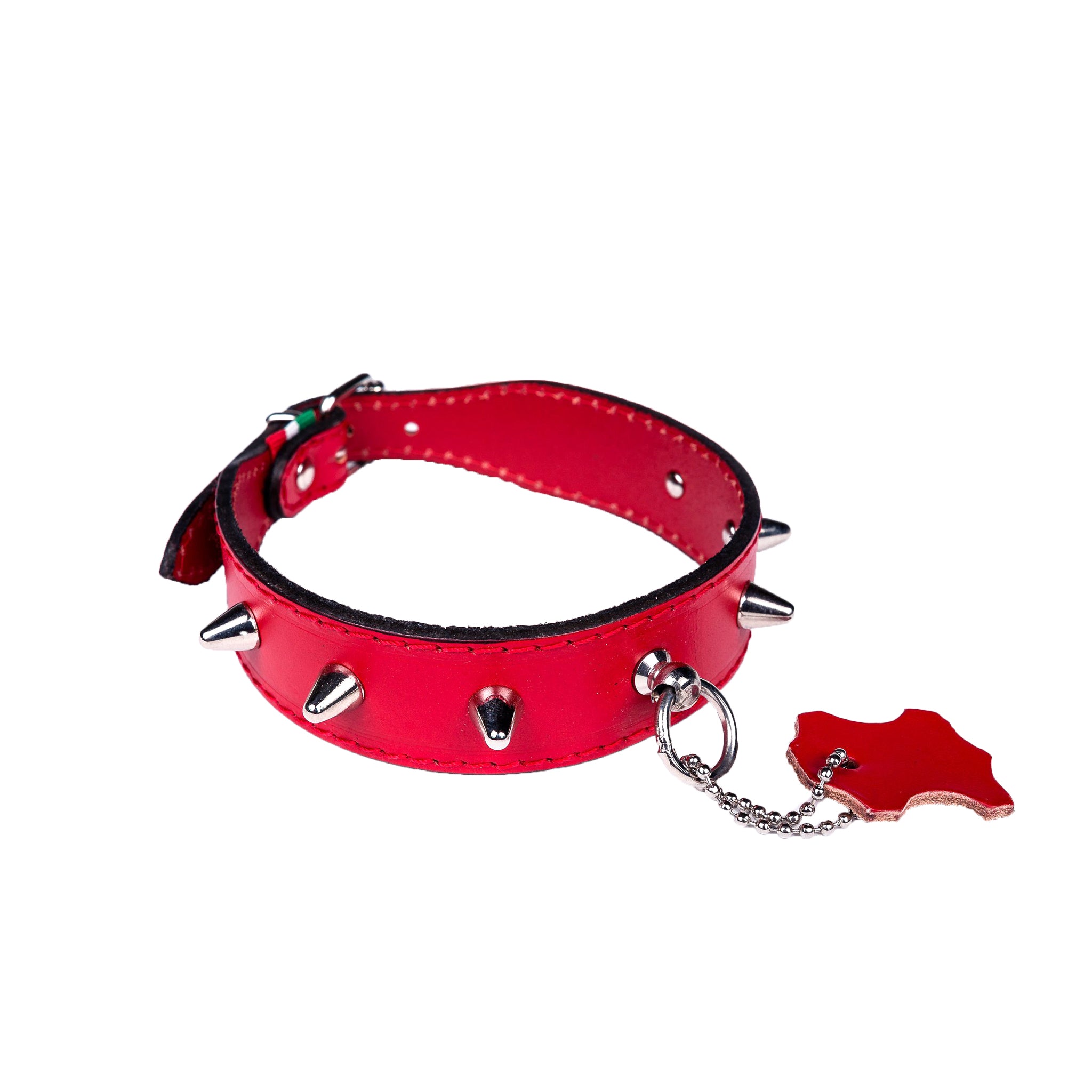 European Leather Studded Cone Collar for Small Dogs - Pet Recovery Collar After Surgery, Vet Recommended for Wound Protection & Healing