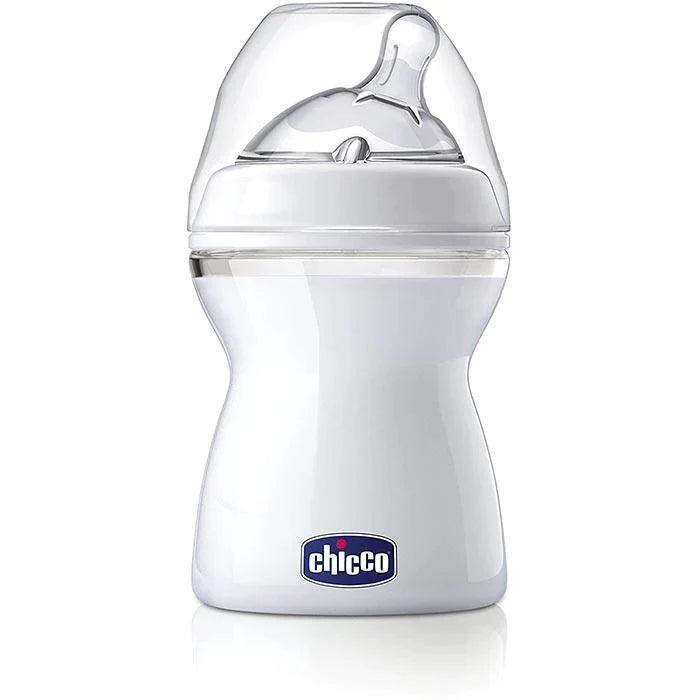 Chicco NaturalFit Baby Bottle - 8oz/250ml, BPA-Free, Anti-Colic, Easy Grip (1 Pack) - Perfect for Newborns, Infants & Toddlers at Home or On-the-Go